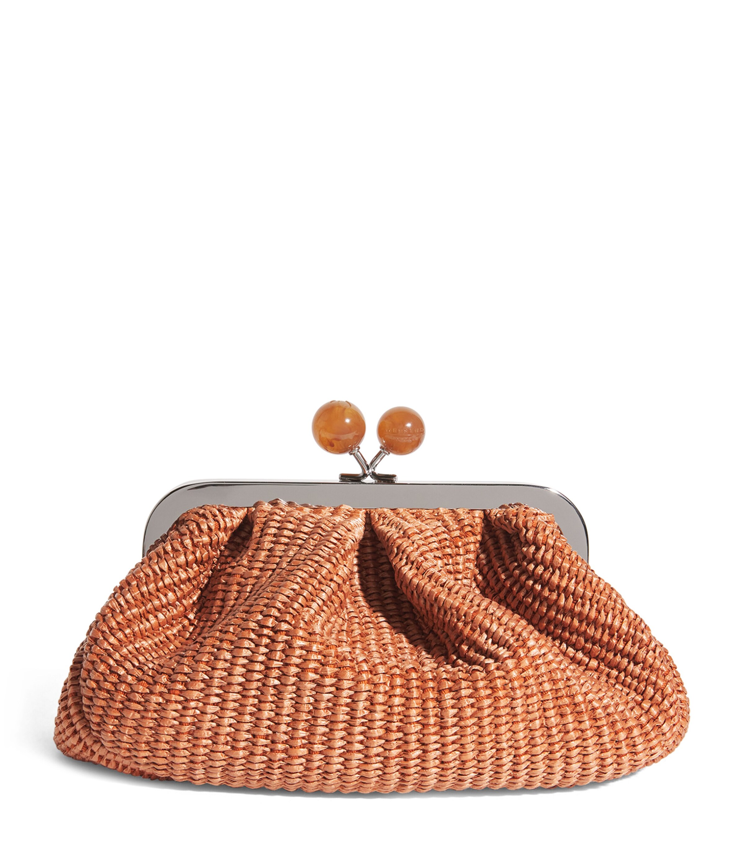 Weekend Max Mara Small Raffia-Effect Pasticcino Bag Harrods KR