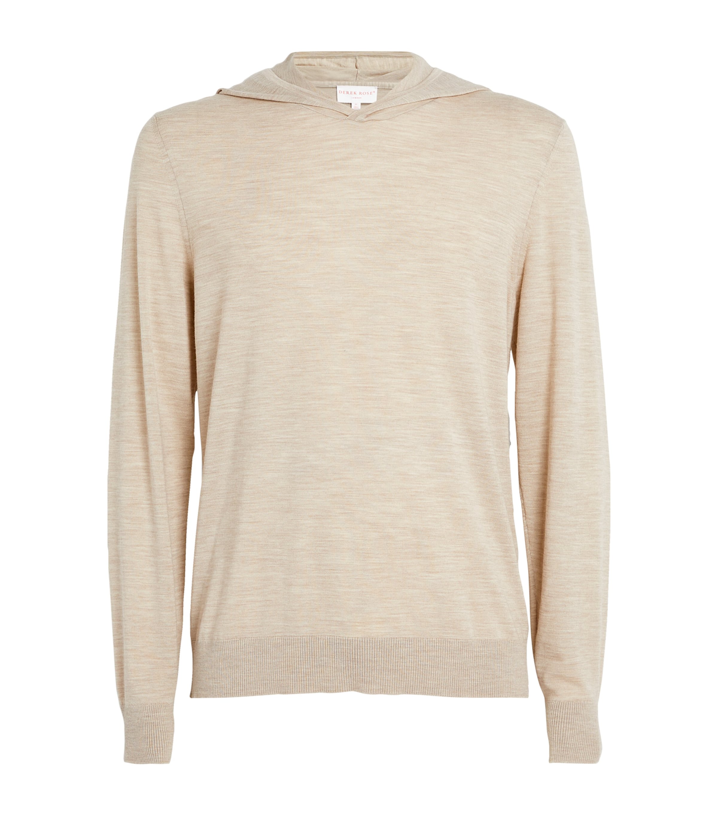 Shop Derek Rose Merino Wool Orson Hoodie In Neutral