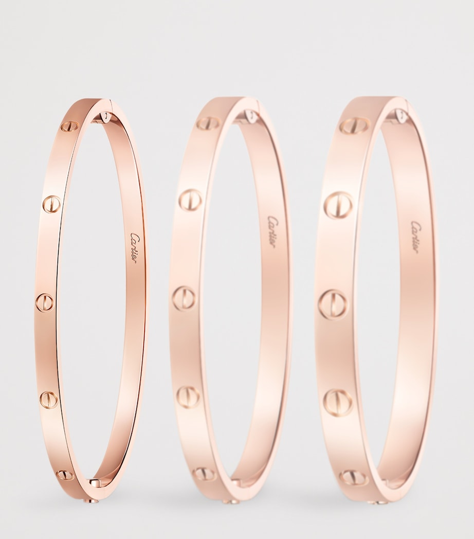 Small Rose Gold LOVE Bracelet ROSE GOLD Image 5