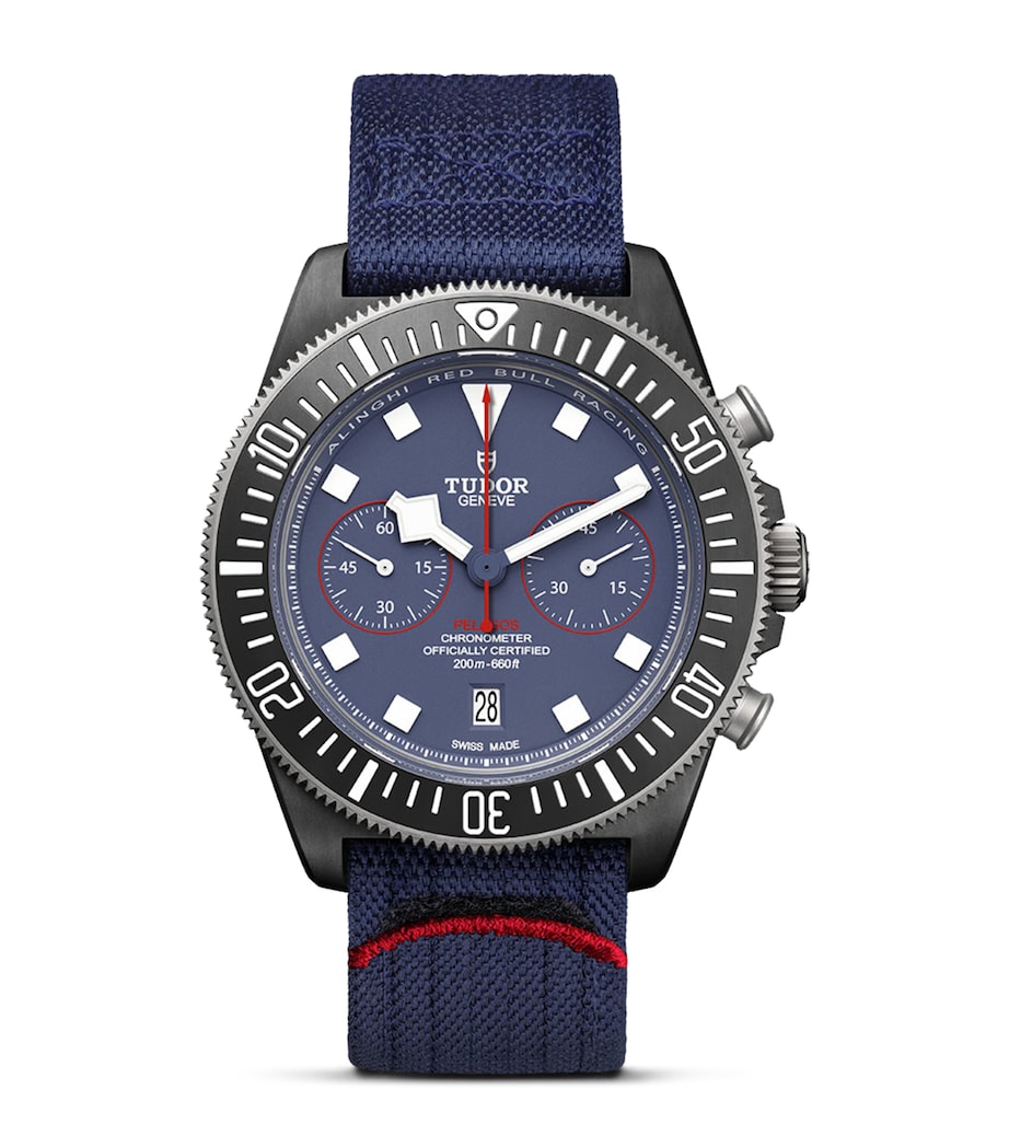 Carbon Composite Pelagos FXD Chronograph Watch 43mm BLUE Image 1