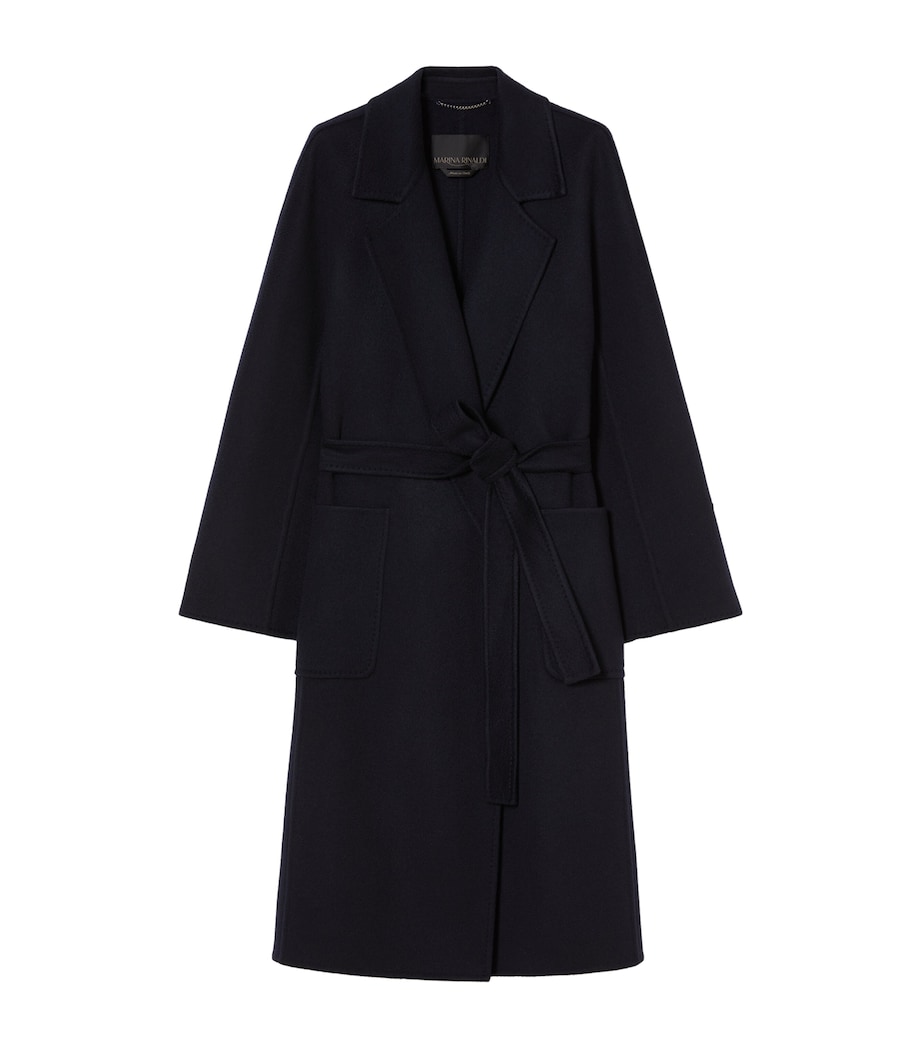 Cashmere Wrap Coat MIDNIGHTBLUE Image 1