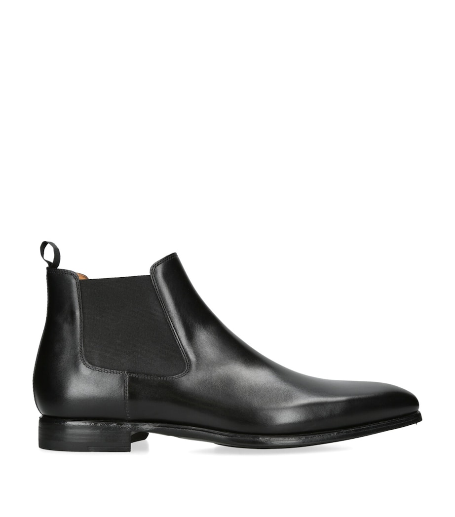 Leather Chelsea Boots BLACK Image 1