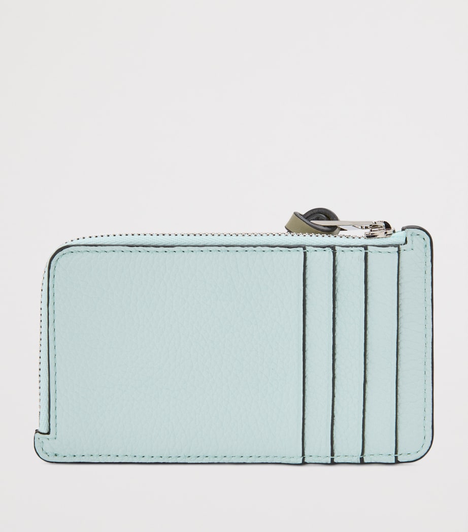 LOEWE Small Calfskin Card Holder Frozen Clay Image 2