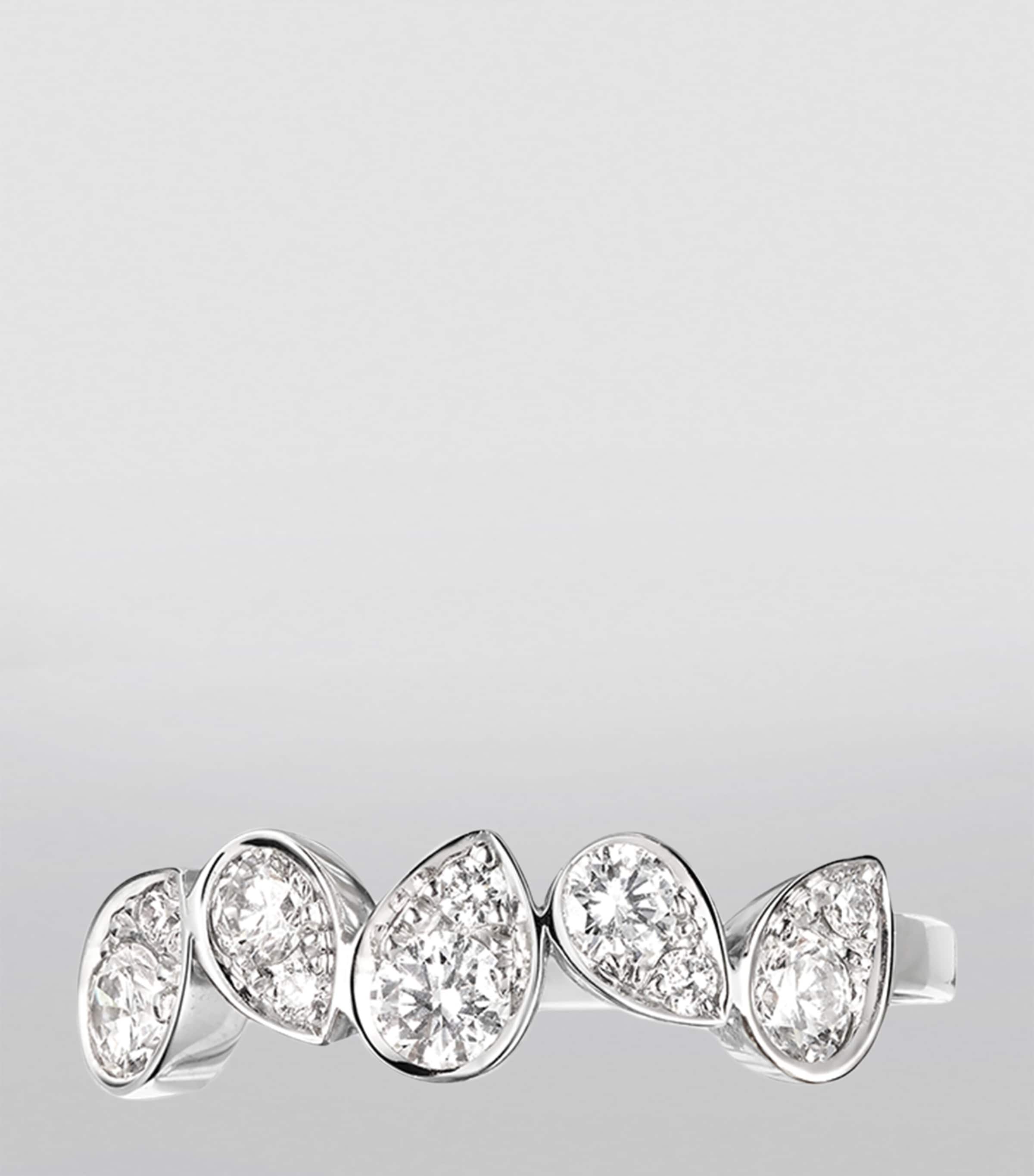 White Gold and Diamond Joséphine Ronde d'Aigrettes Ring WHITE GOLD Image 2