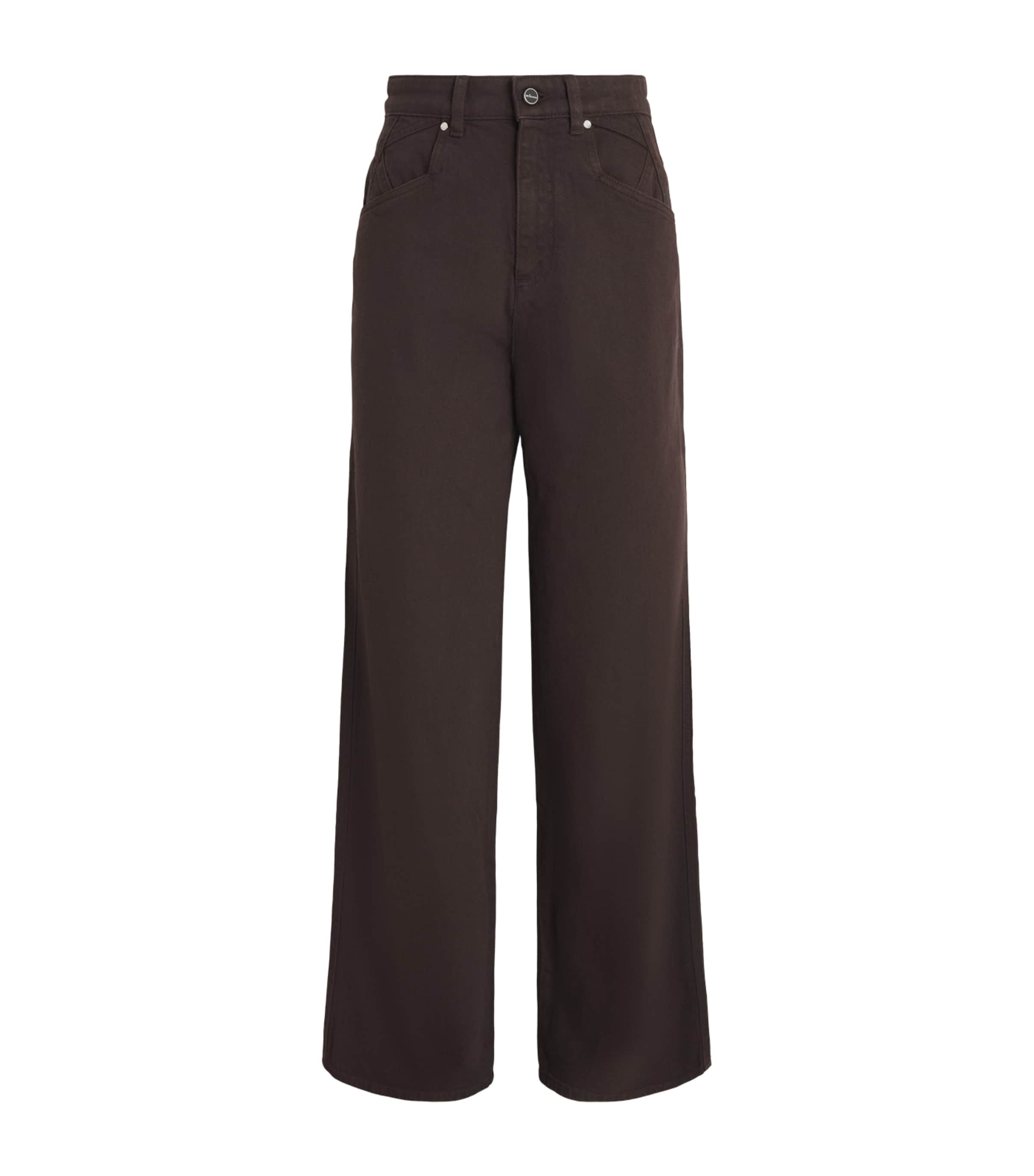 Kiton Womens Straight Jeans Brown Image 1