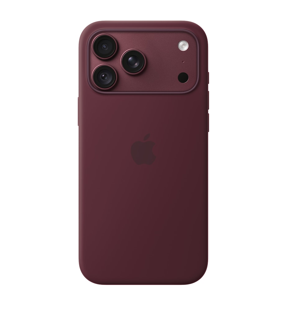 Apple Silicone iPhone 18 Pro Max MagSafe Case Burgundy Image 1