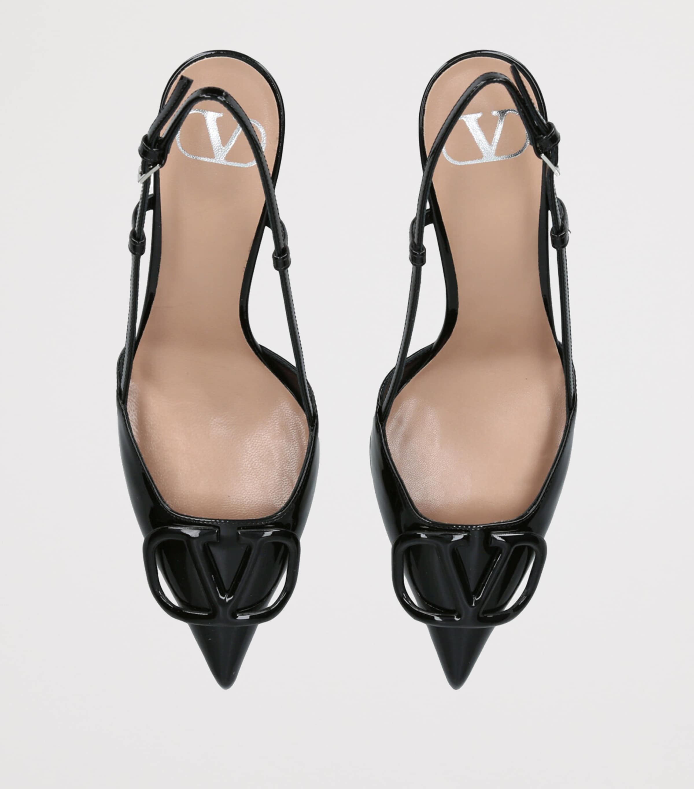 VLogo Slingback Pumps 80 BLACK/COMB Image 4