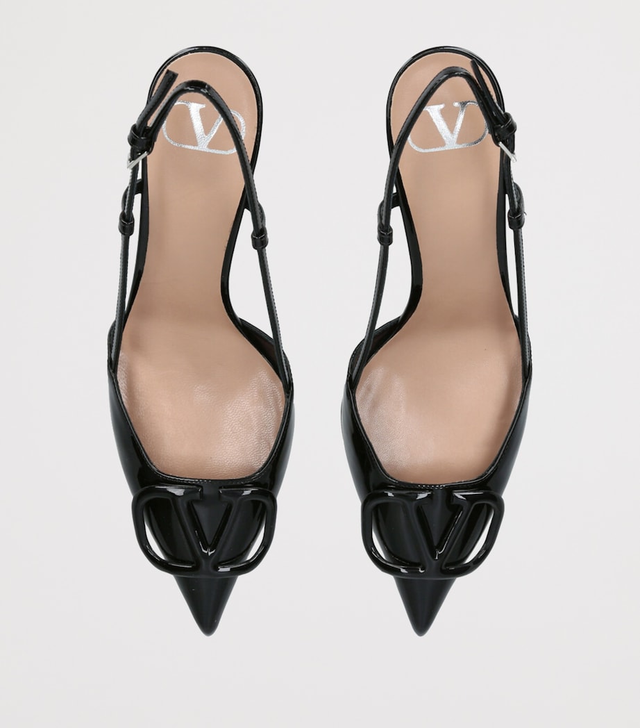 VLogo Slingback Pumps 80 BLACK/COMB Image 4