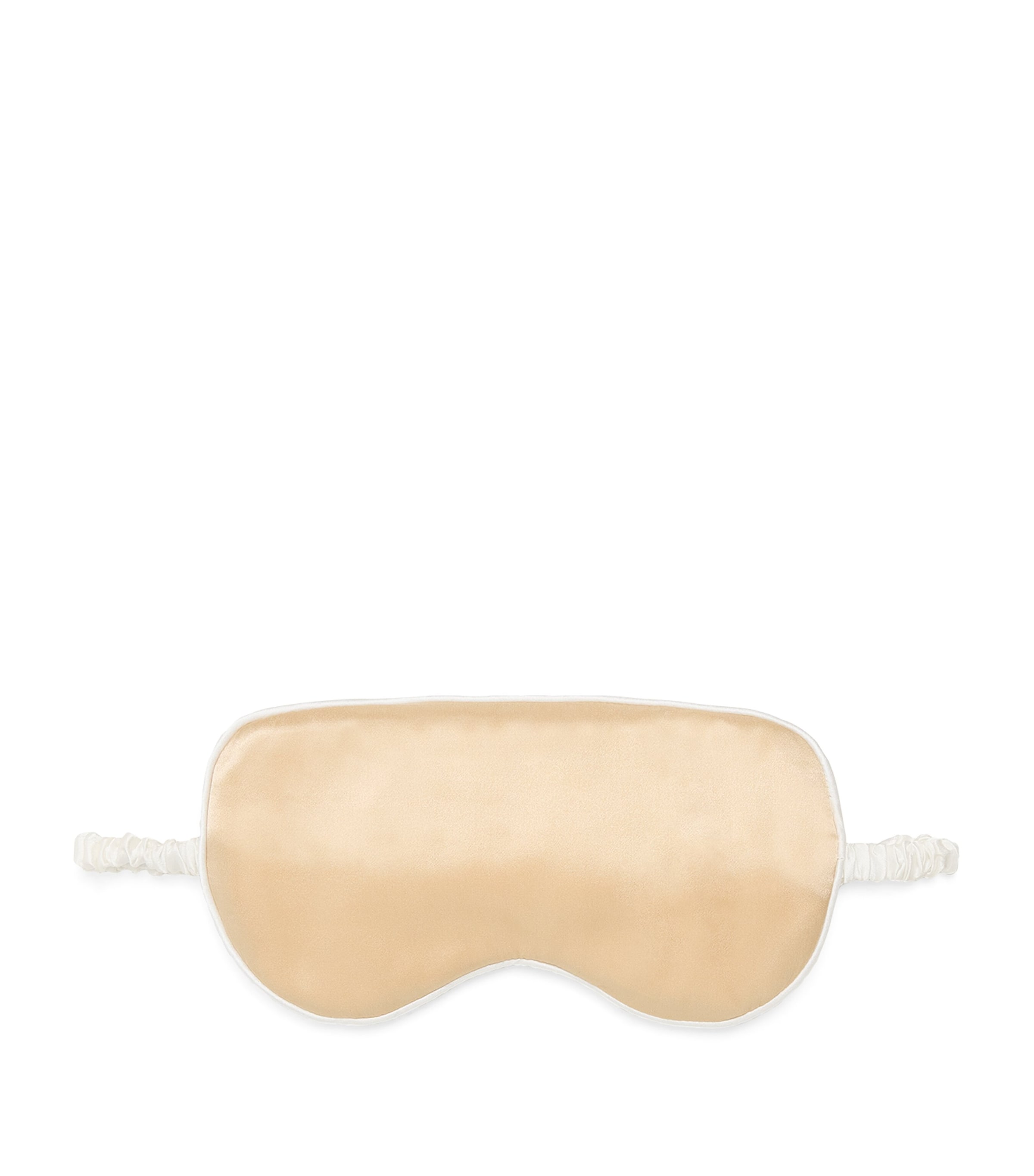 Olivia Von Halle Silk Audrey Eye Mask In Neutral