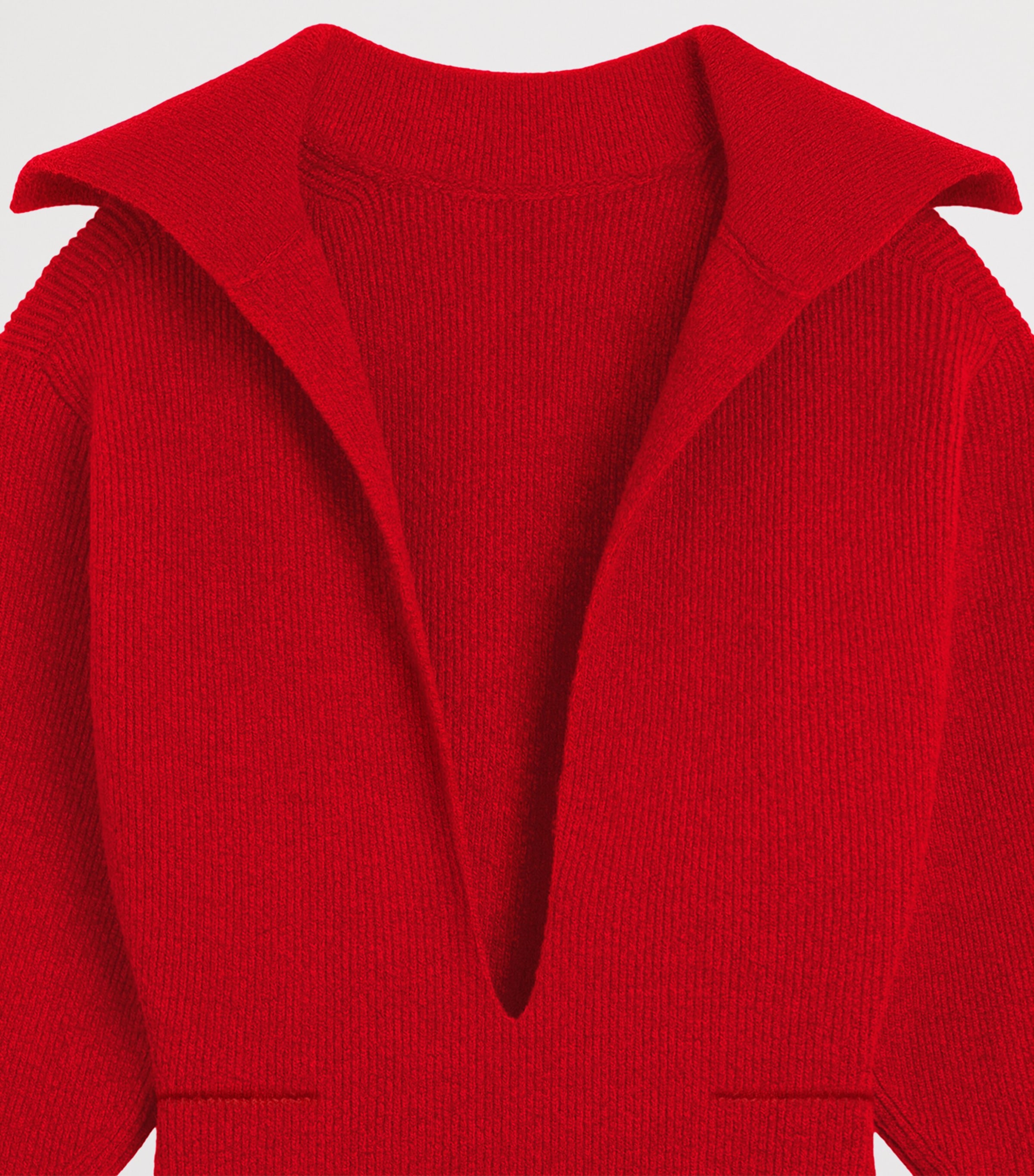 Givenchy Womens Wool-Cashmere-Blend Split Midi Dress Image 3