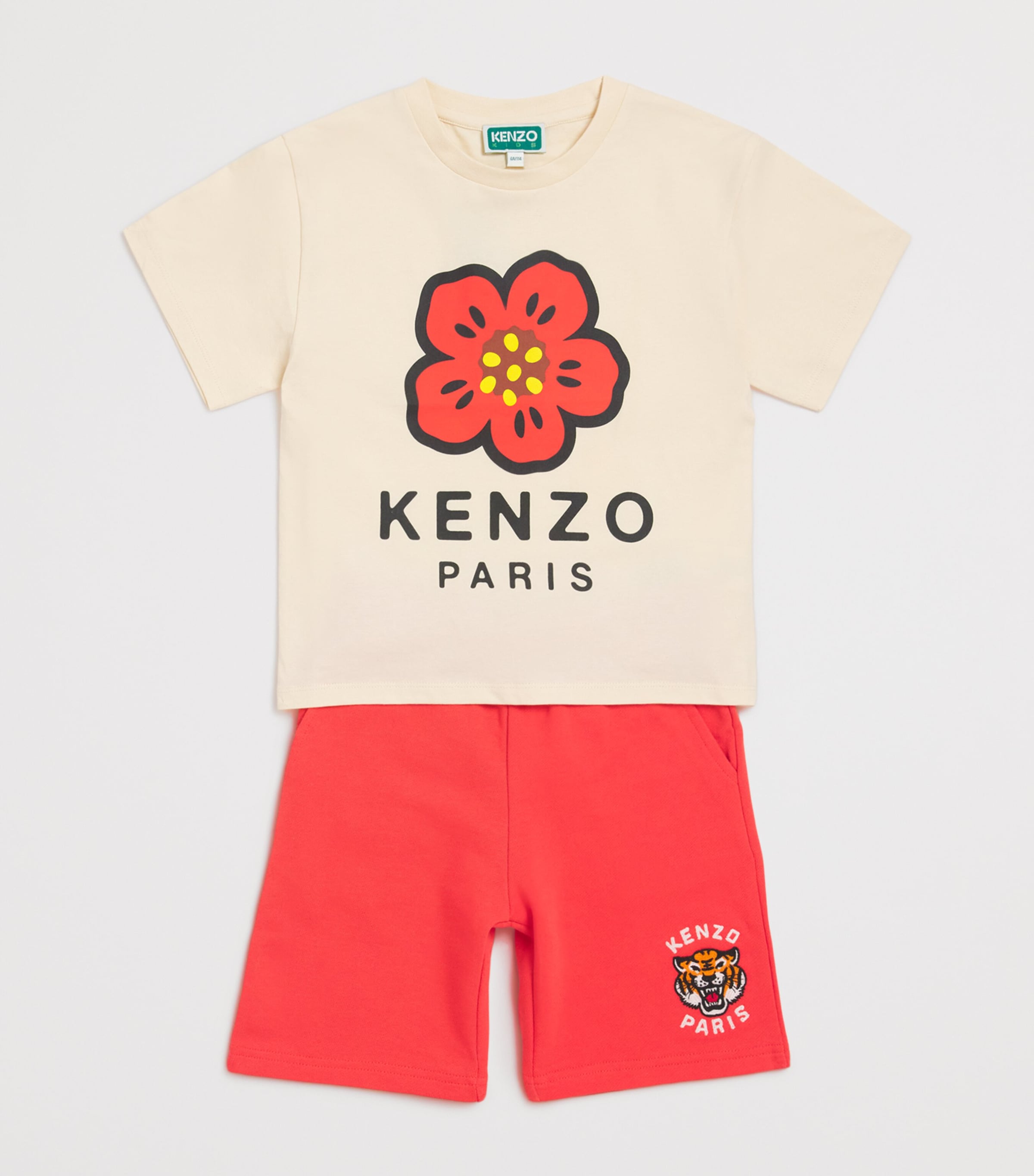 Cotton Flower Logo T-Shirt (2-14 Years) 208SAND Image 3