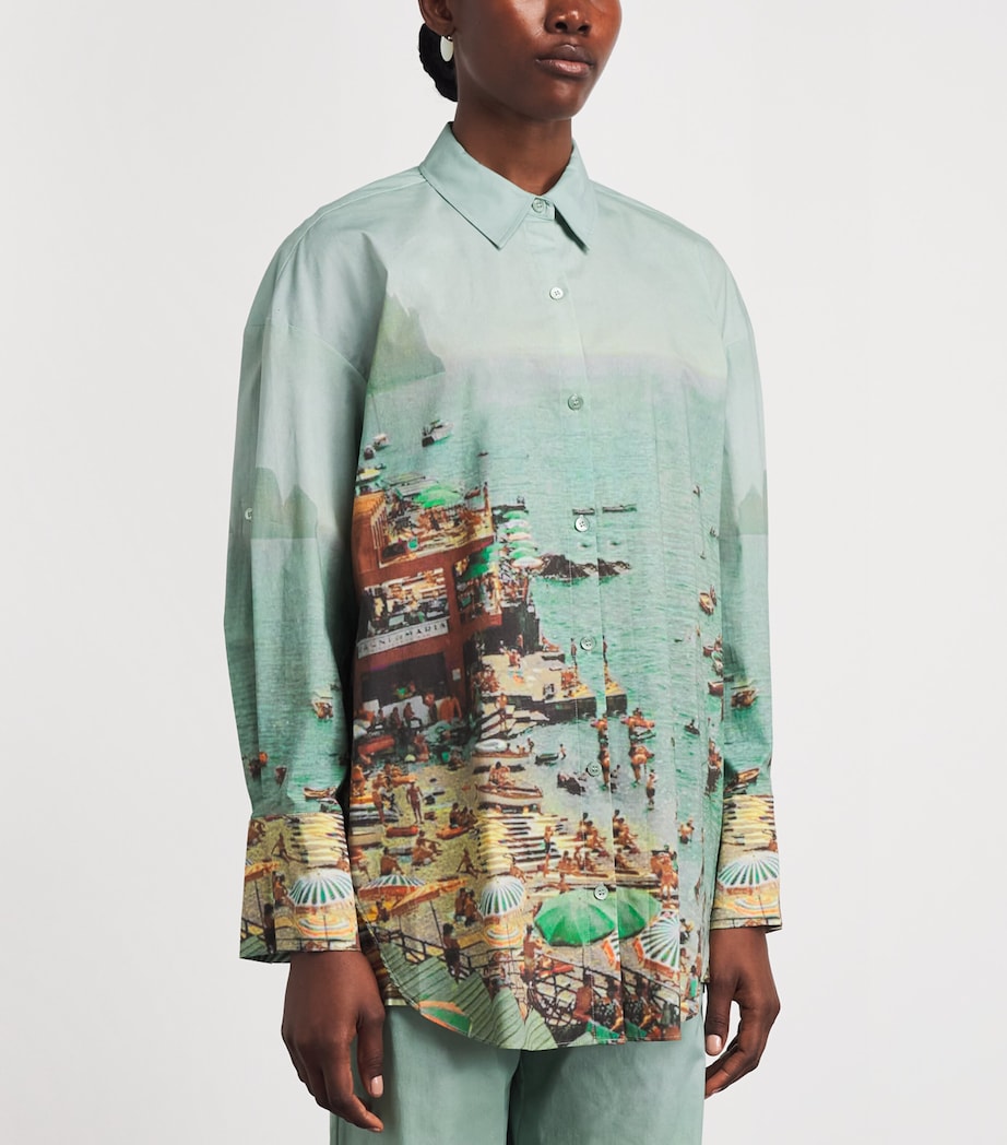 STAUD Womens Sandbar Shirt Elsu Endless Summer Image 4