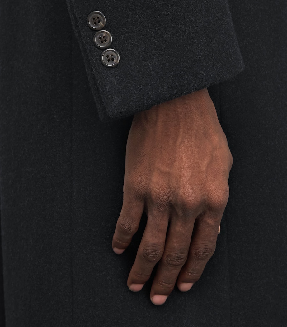 Crombie Overcoat CHARCOAL Image 7