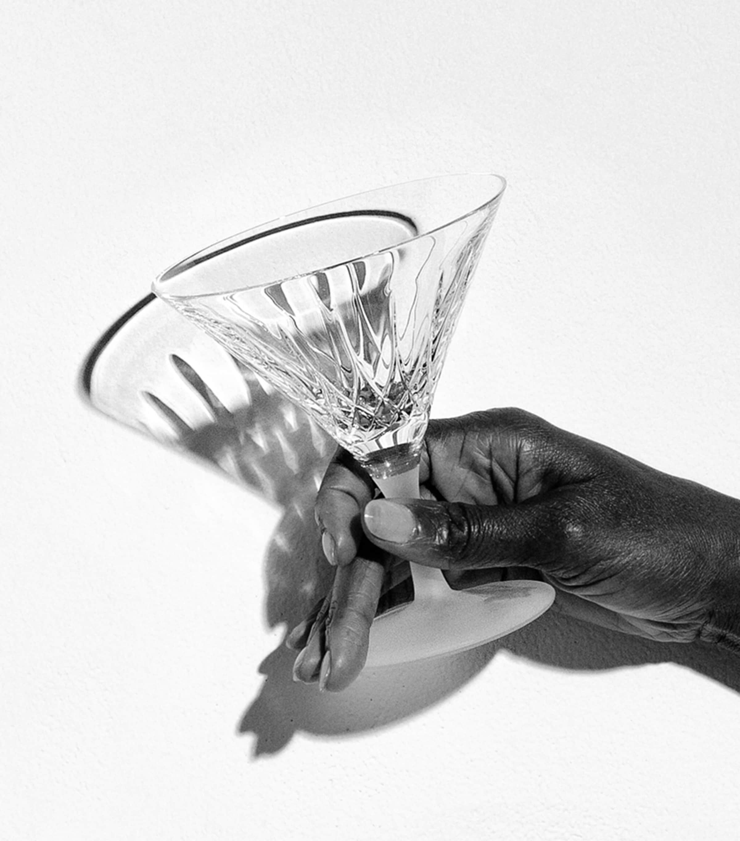 Set of 2 Lismore Arcus Martini Glasses (220ml) CLEAR Image 3