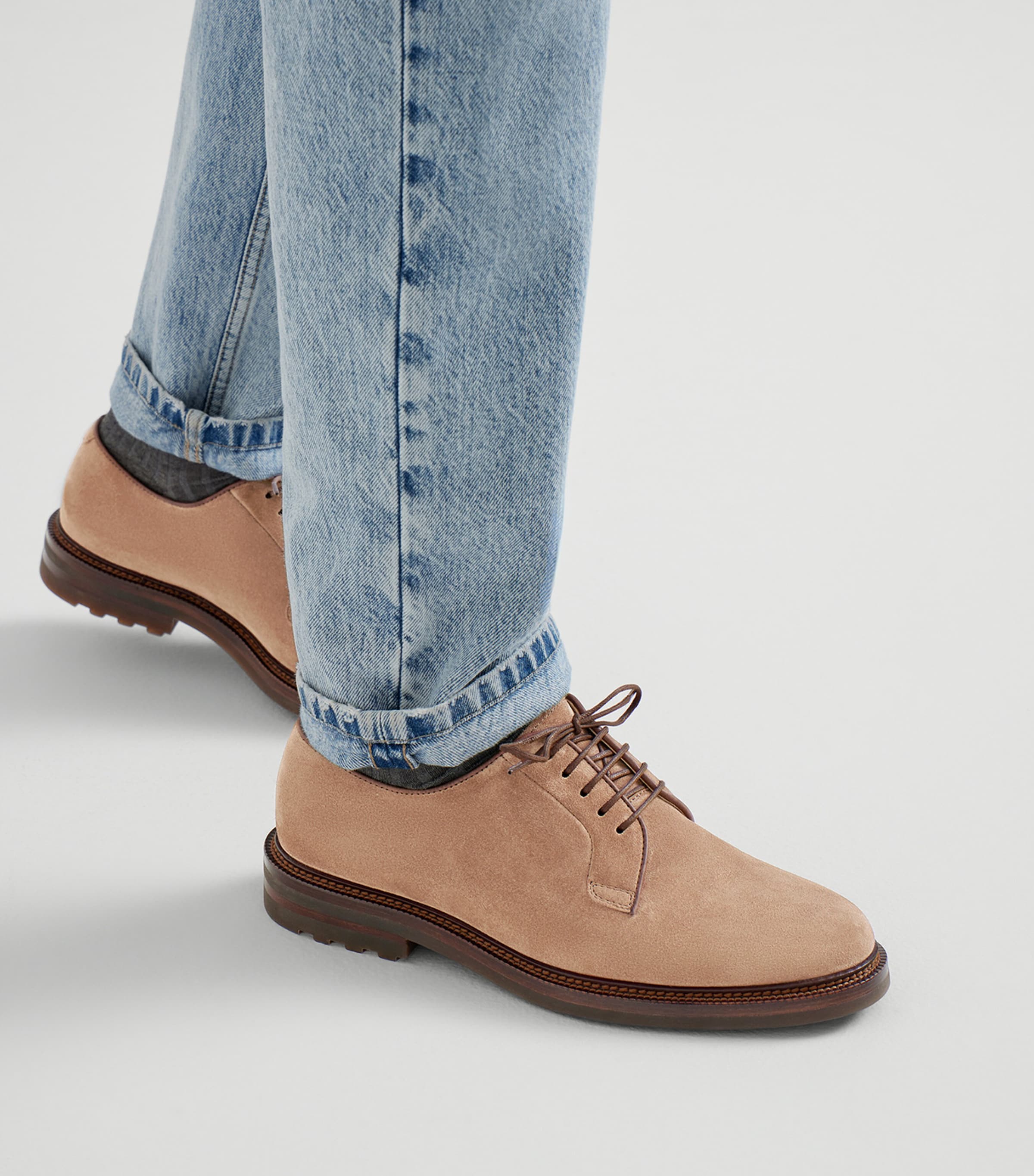 Suede Derby Shoes C2692 Image 5