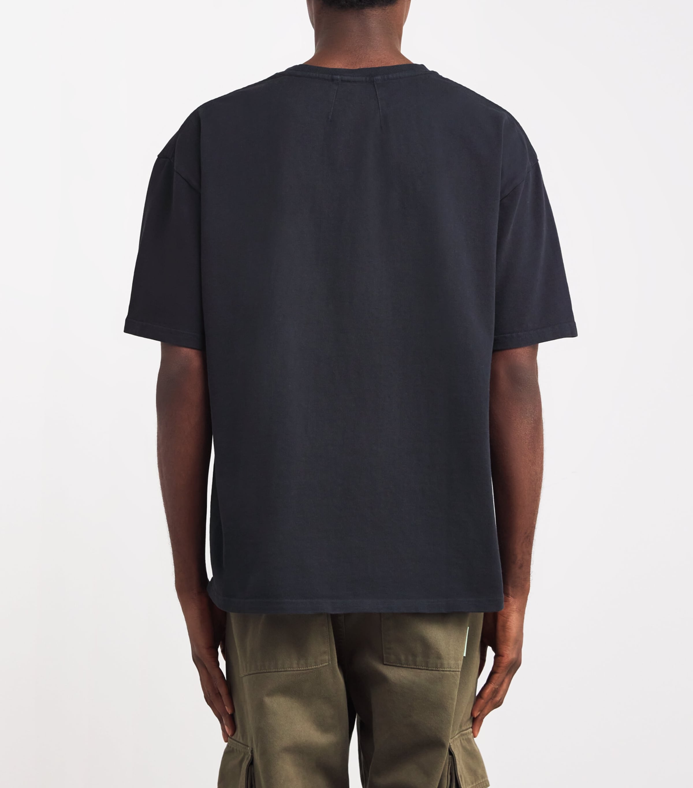 Cotton Logo Caviar T-Shirt VTG BLACK 2306 Image 4