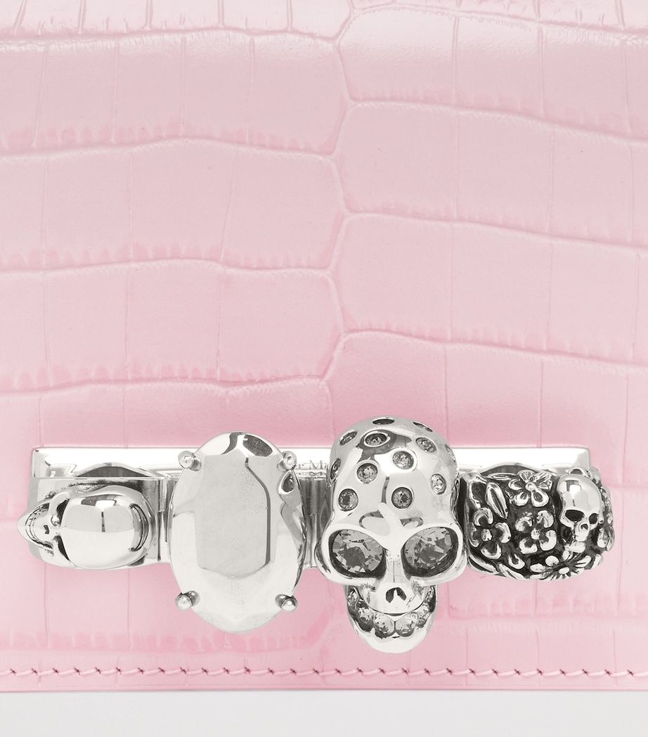 Mini Leather Jewelled Satchel 5815 Image 6