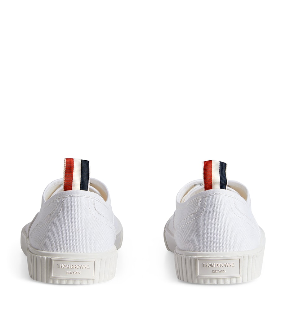 Canvas Vulcanized Heritage Sneakers WHITE Image 3
