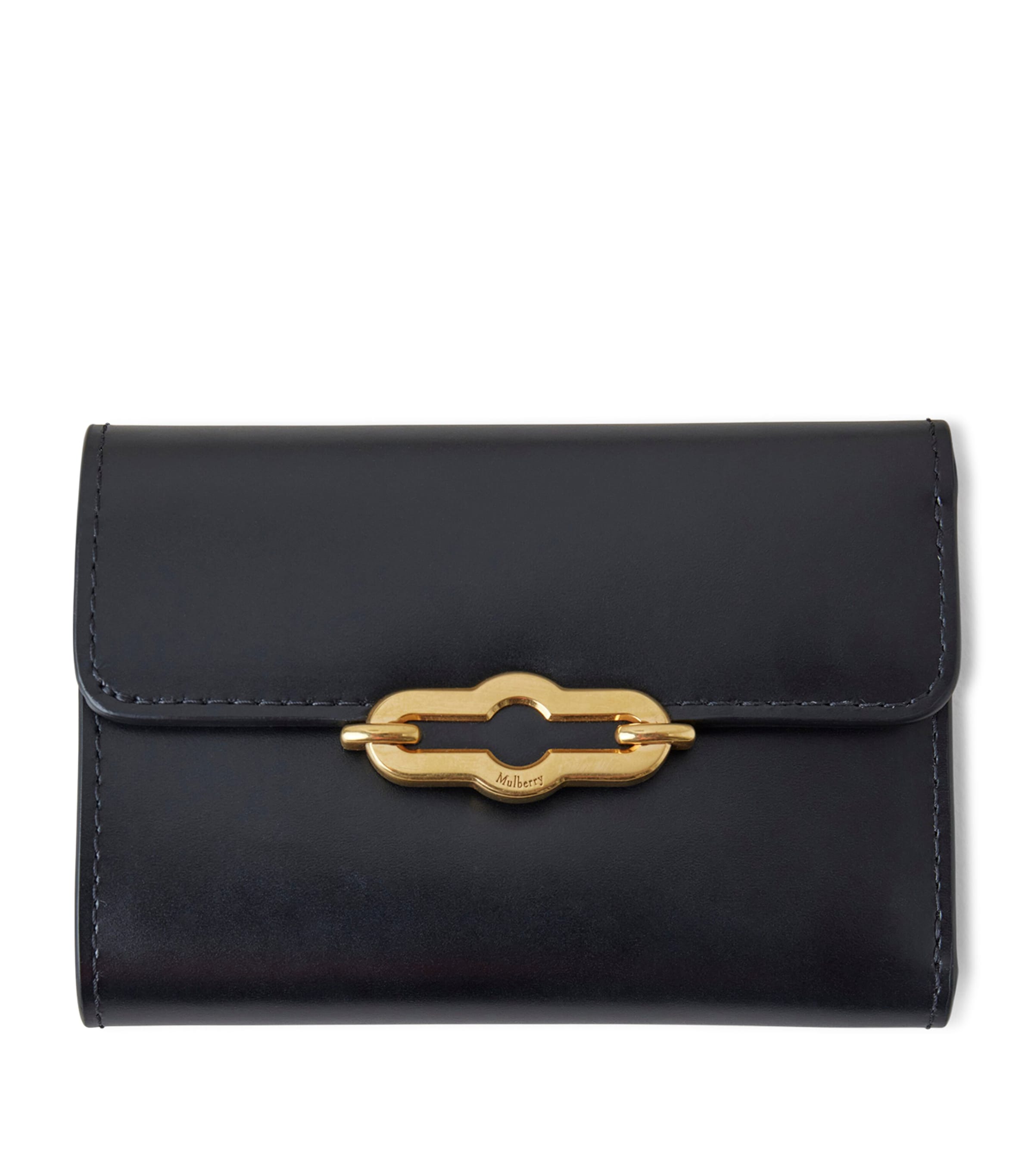 Mulberry Leather Pimlico Compact Wallet In Black