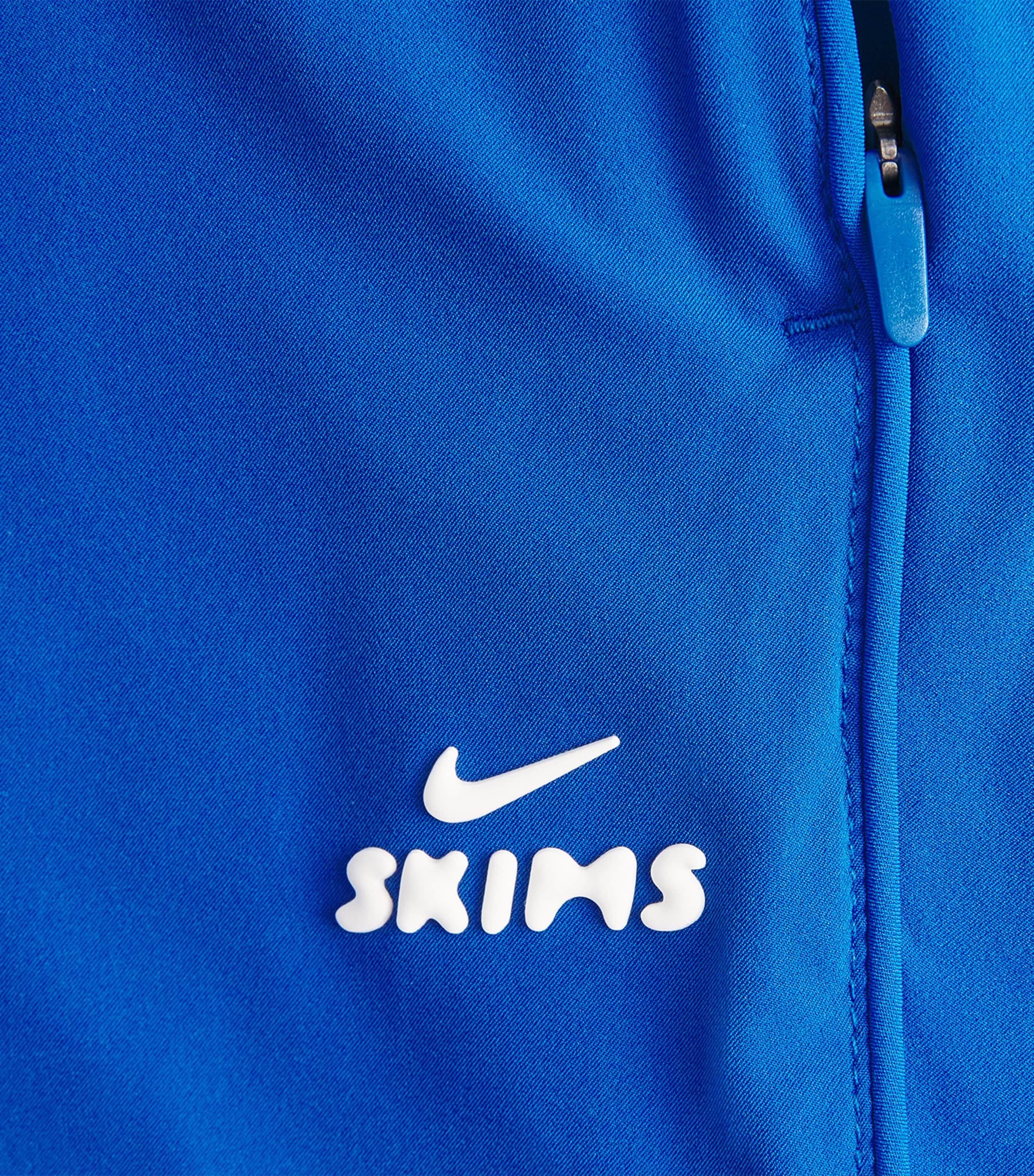 NikeSKIMS Womens NikeSKIMS Oversized Track Pants Cobalt Image 2