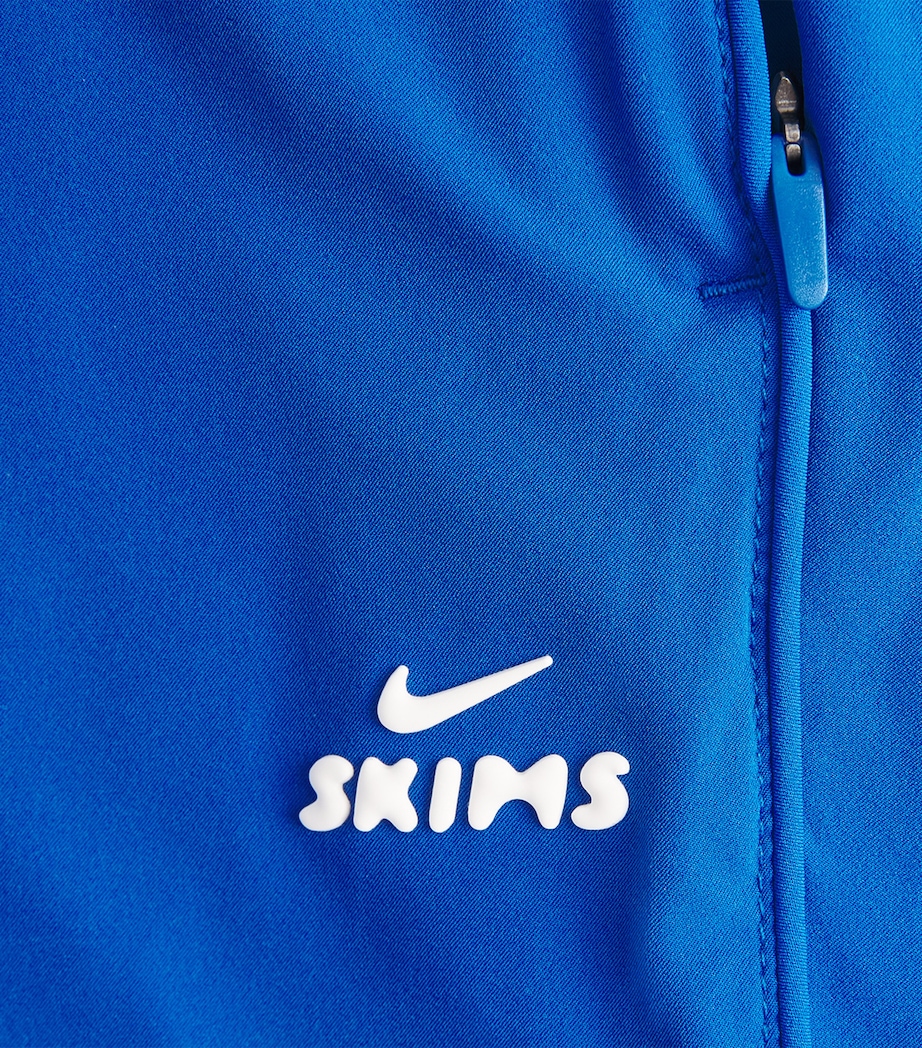 NikeSKIMS Womens NikeSKIMS Oversized Track Pants Cobalt Image 2