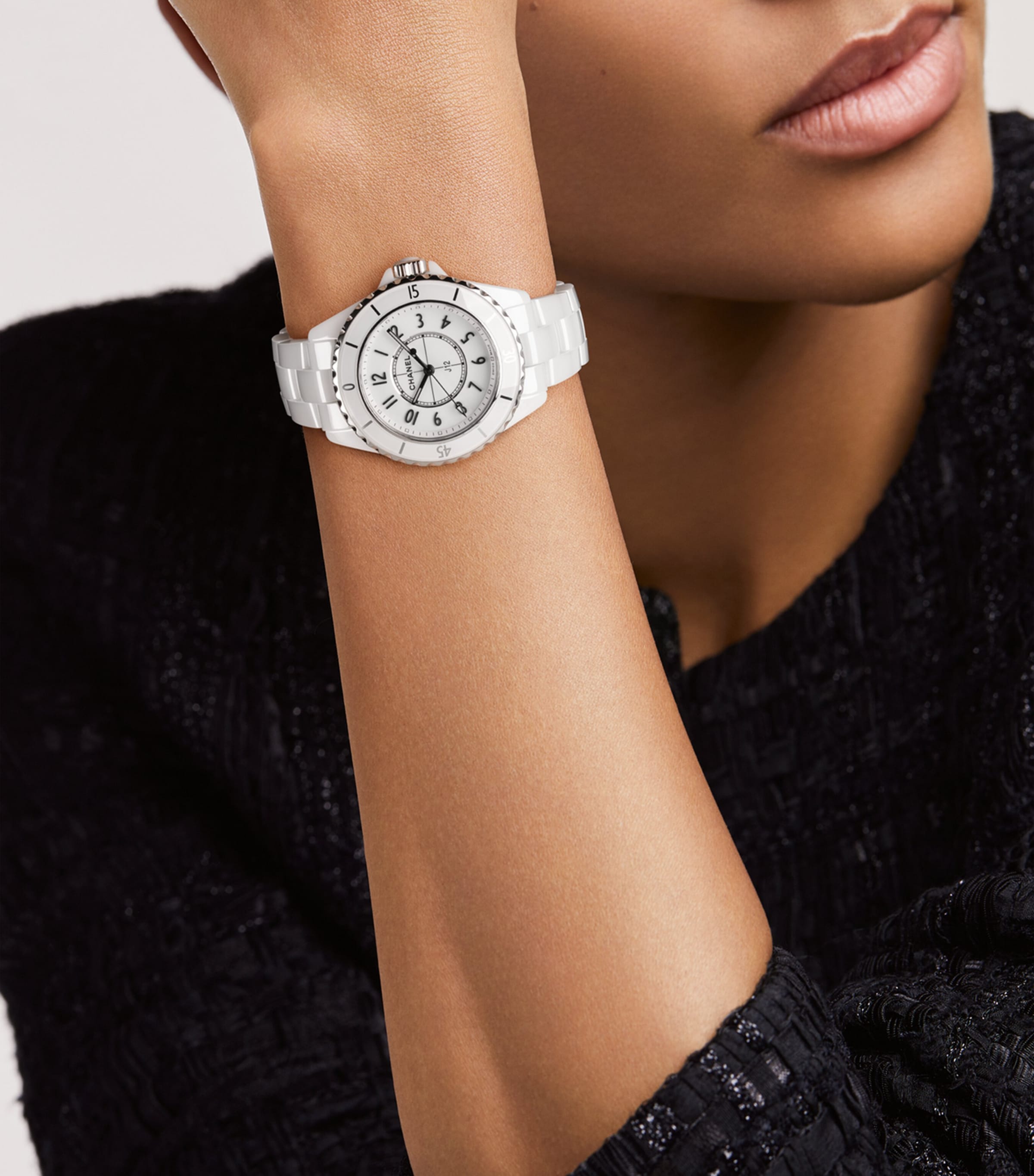 CHANEL Ceramic and Steel J12 Watch 33mm Harrods UK