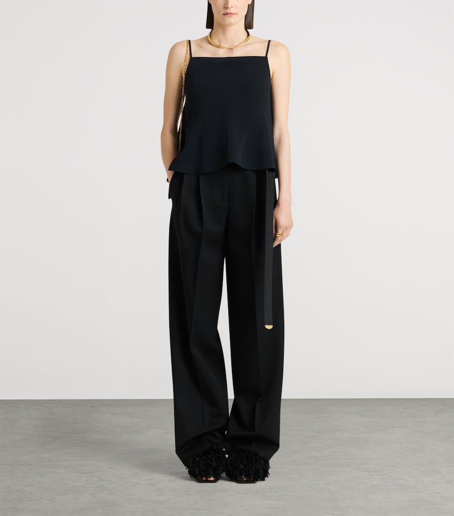 Givenchy Womens Square-Neck Cami Top Image 2
