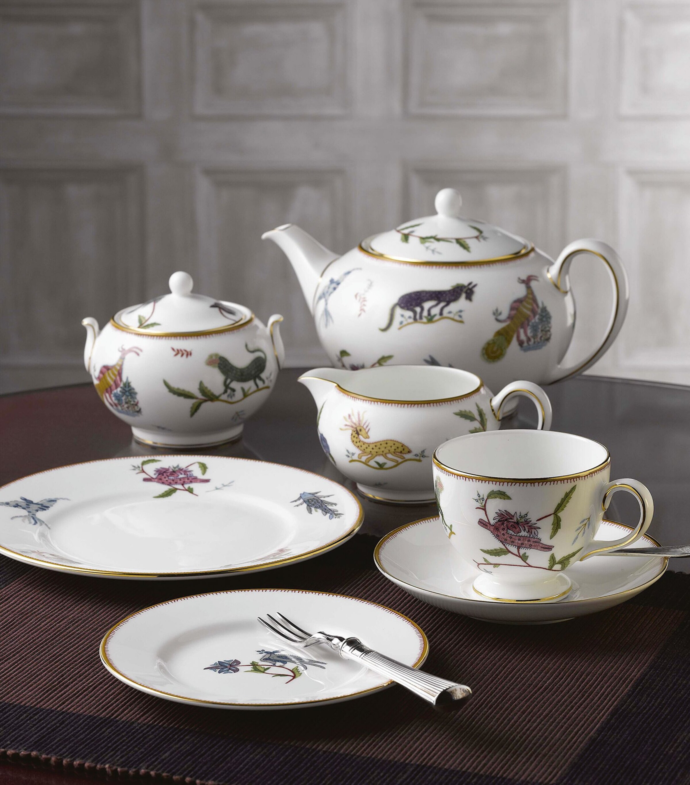 Mythical Creatures Large Teapot WHITE Image 2