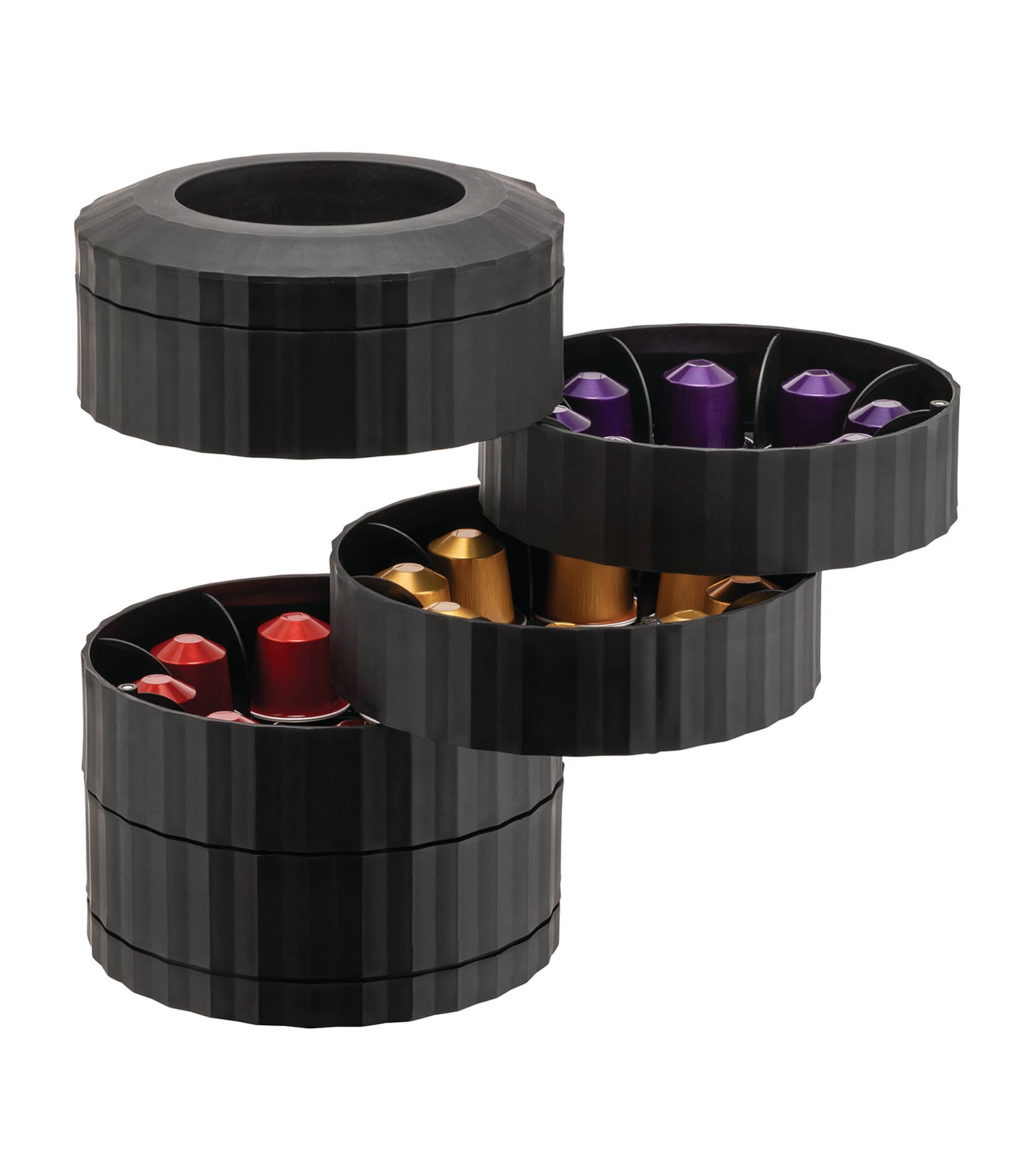 Plissé Coffee Capsule Holder BLACK Image 2