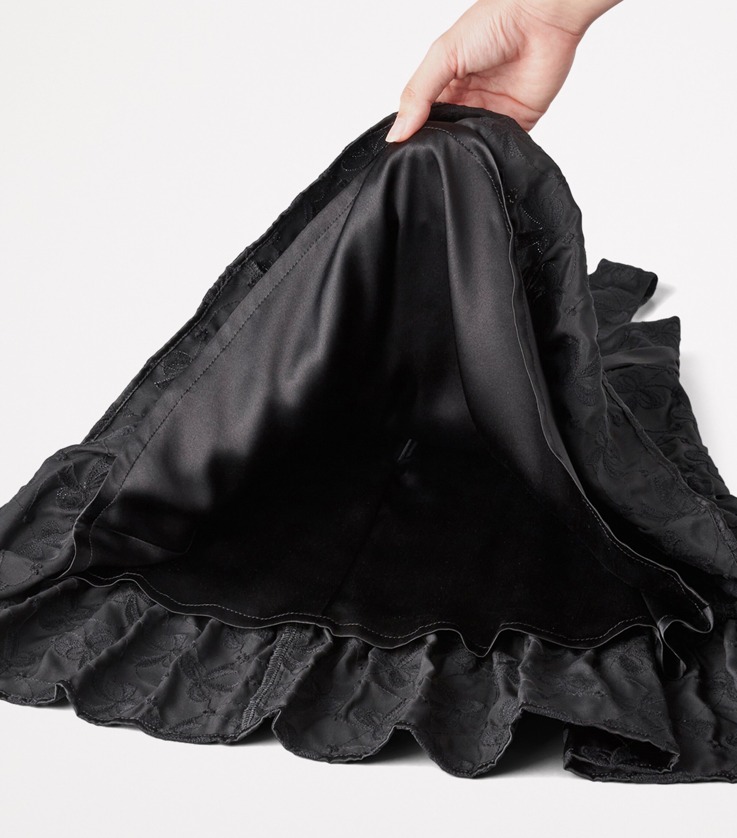 Silk Bow Embroidery Dress (3-7 Years) 5 Image 4