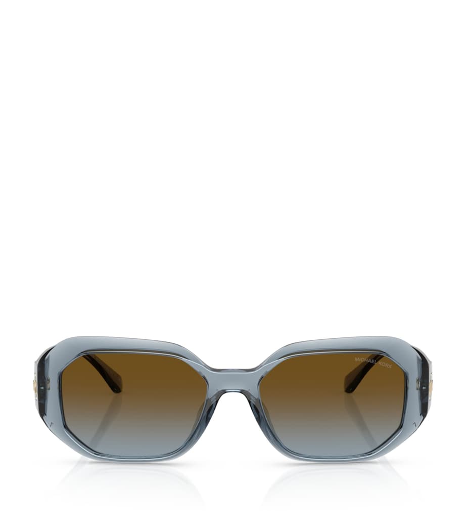 Michael Kors Siesta Key Rectangle Sunglasses Blue Image 1