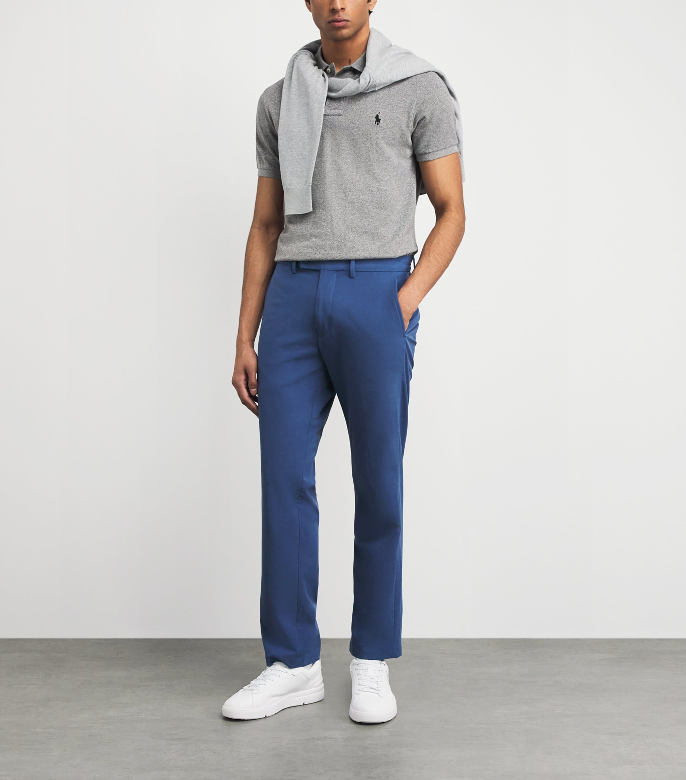 RLX Ralph Lauren Mens Straight Performance Trousers Old Royal Image 2