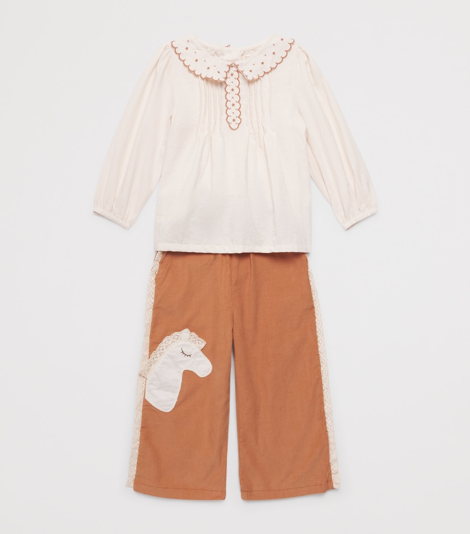 Cotton Mabel Blouse (6-36 Months) OFFWHITE Image 3