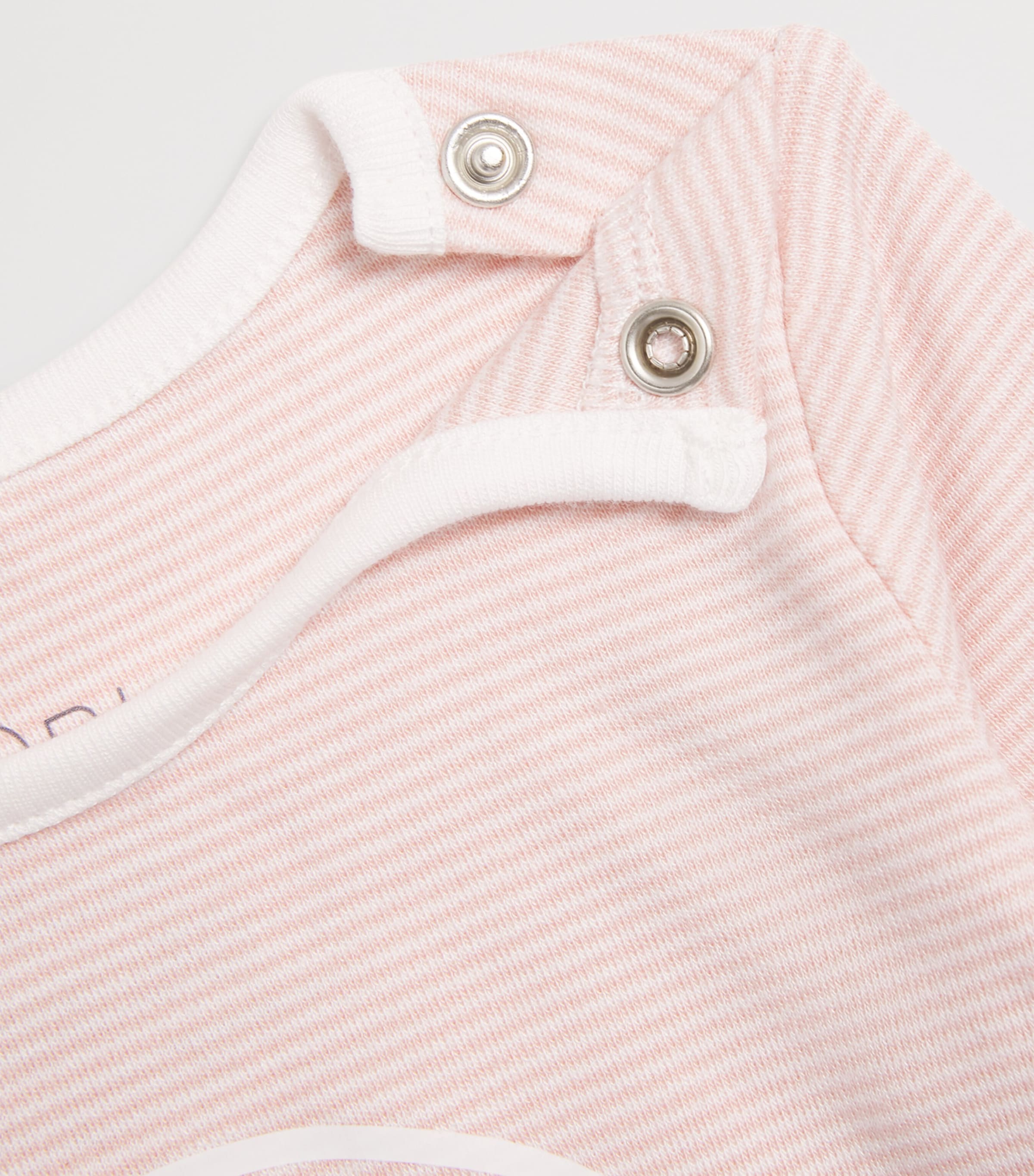 Bamboo-Blend Snoozy Pyjama Set (2-4 Years) BLUSH STRIPE Image 4