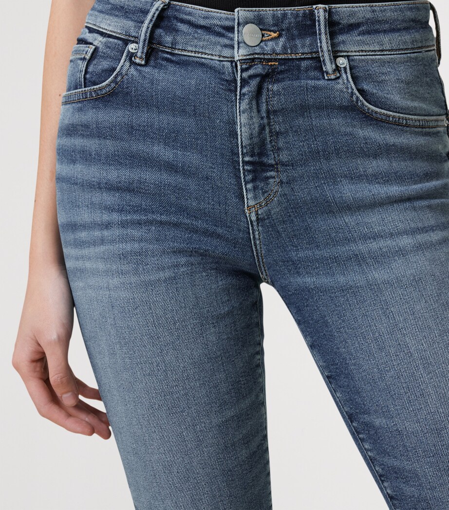 Organic Cotton-Blend Miller Push-Up Skinny Jeans DEEP ROYAL BLUE Image 7