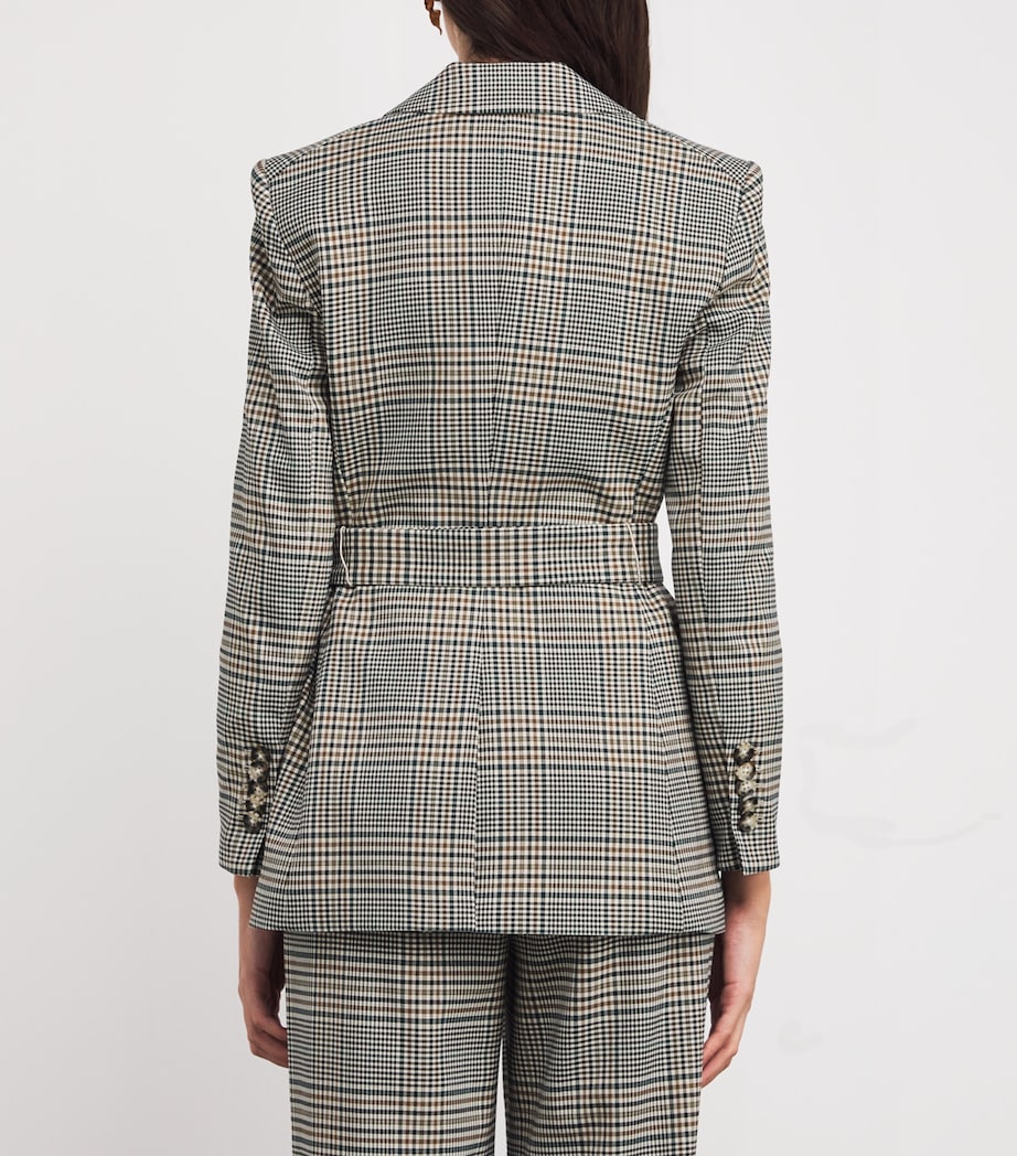 Check Miller Dickey Jacket ECRU/GREEN MULT Image 4