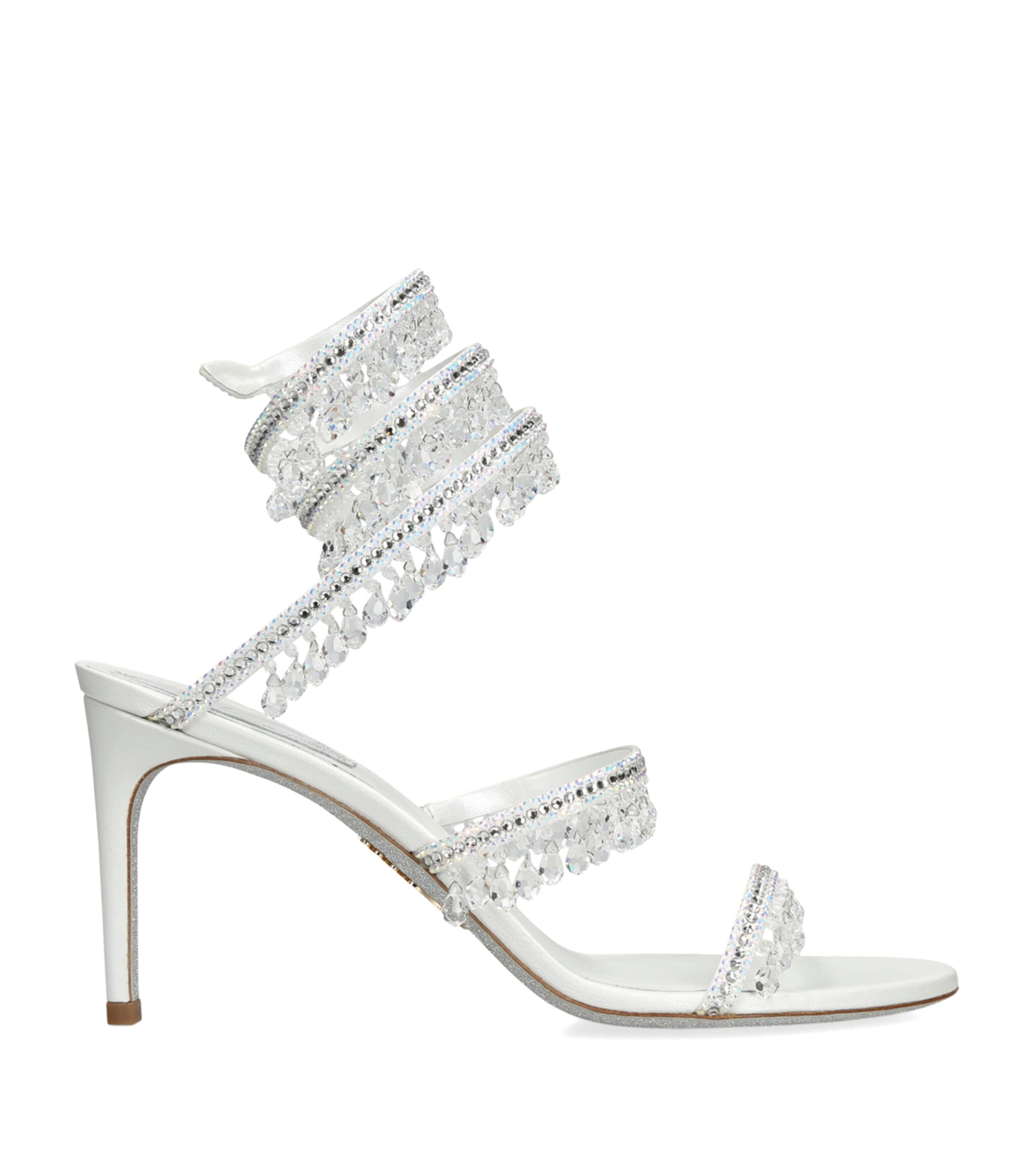 Satin Chandelier Sandals 80