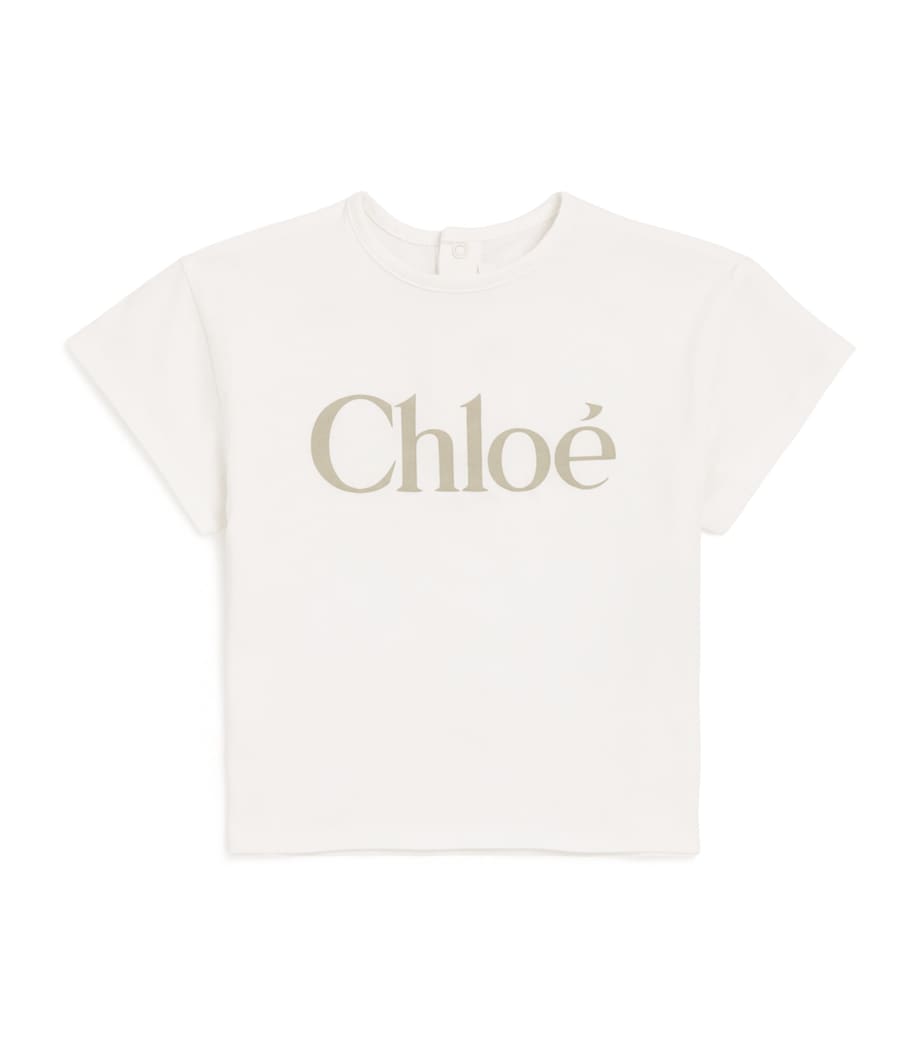 Chloé Kids Logo T-Shirt (6-36 Months) Image 1