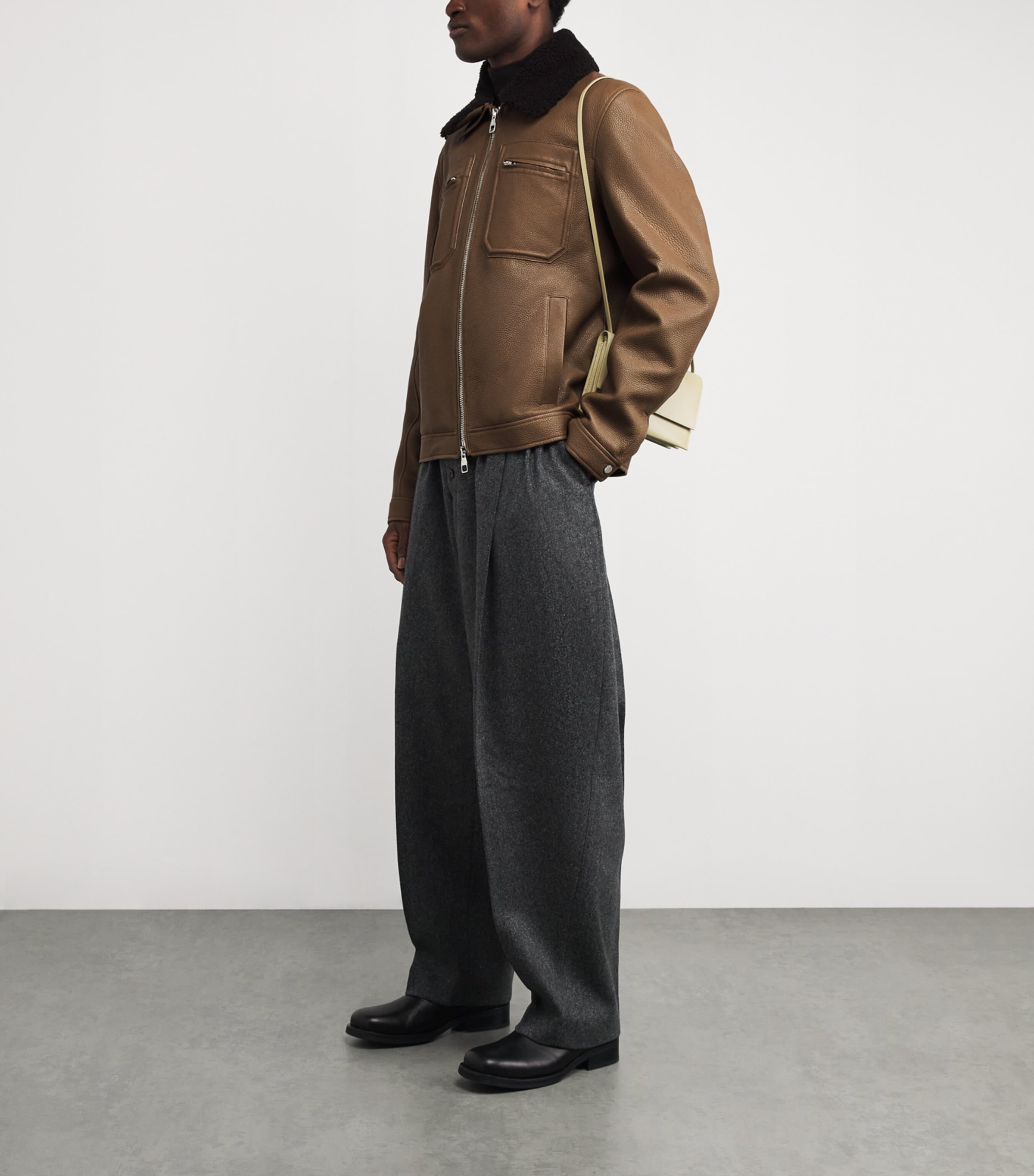 Deerskin Flight Jacket PELTRO Image 2