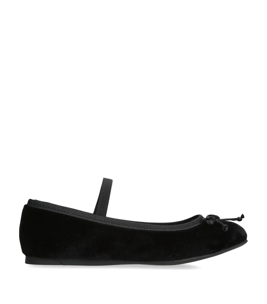 Velvet Callie Ballet Flats BLACK Image 1