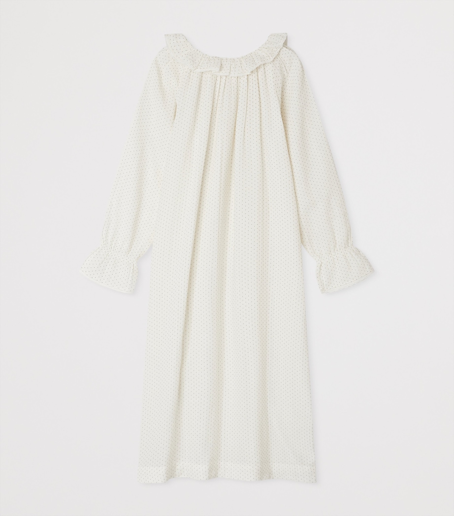 Cotton Spot Night Dress (4-8 Years) PO FICELLE Image 2