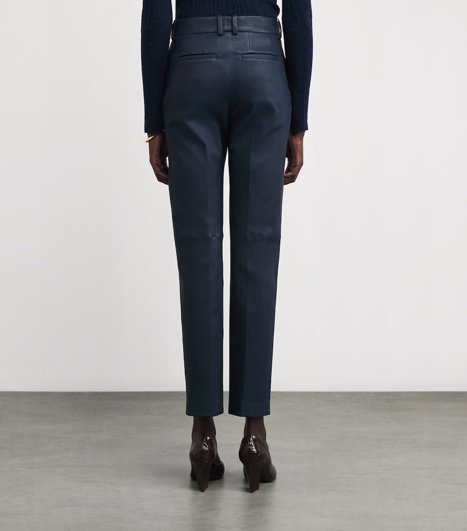 Coleman Leather Trousers INDIGO Image 4