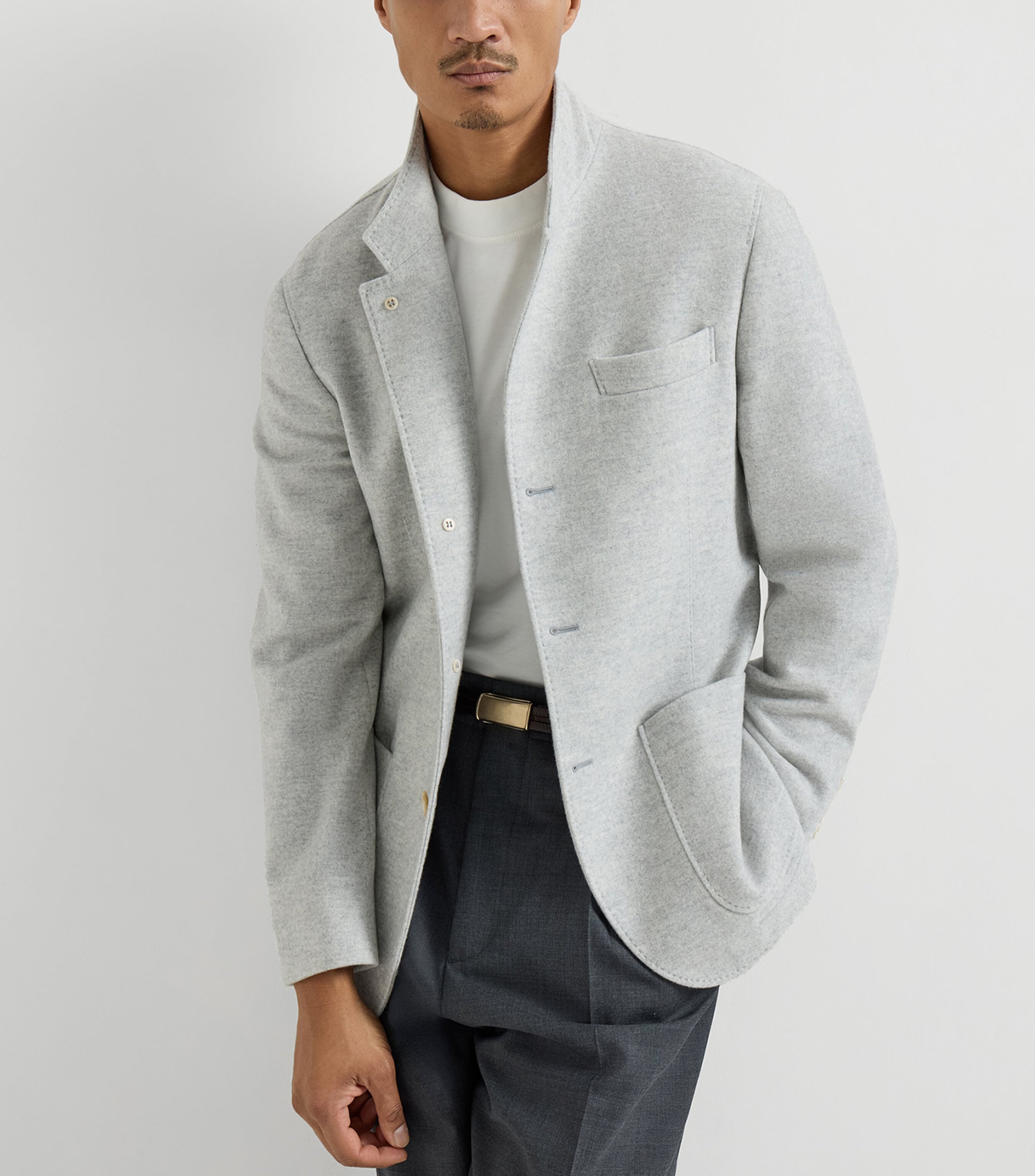 Brunello Cucinelli Mens Water-Resistant Cashmere Blazer Image 4