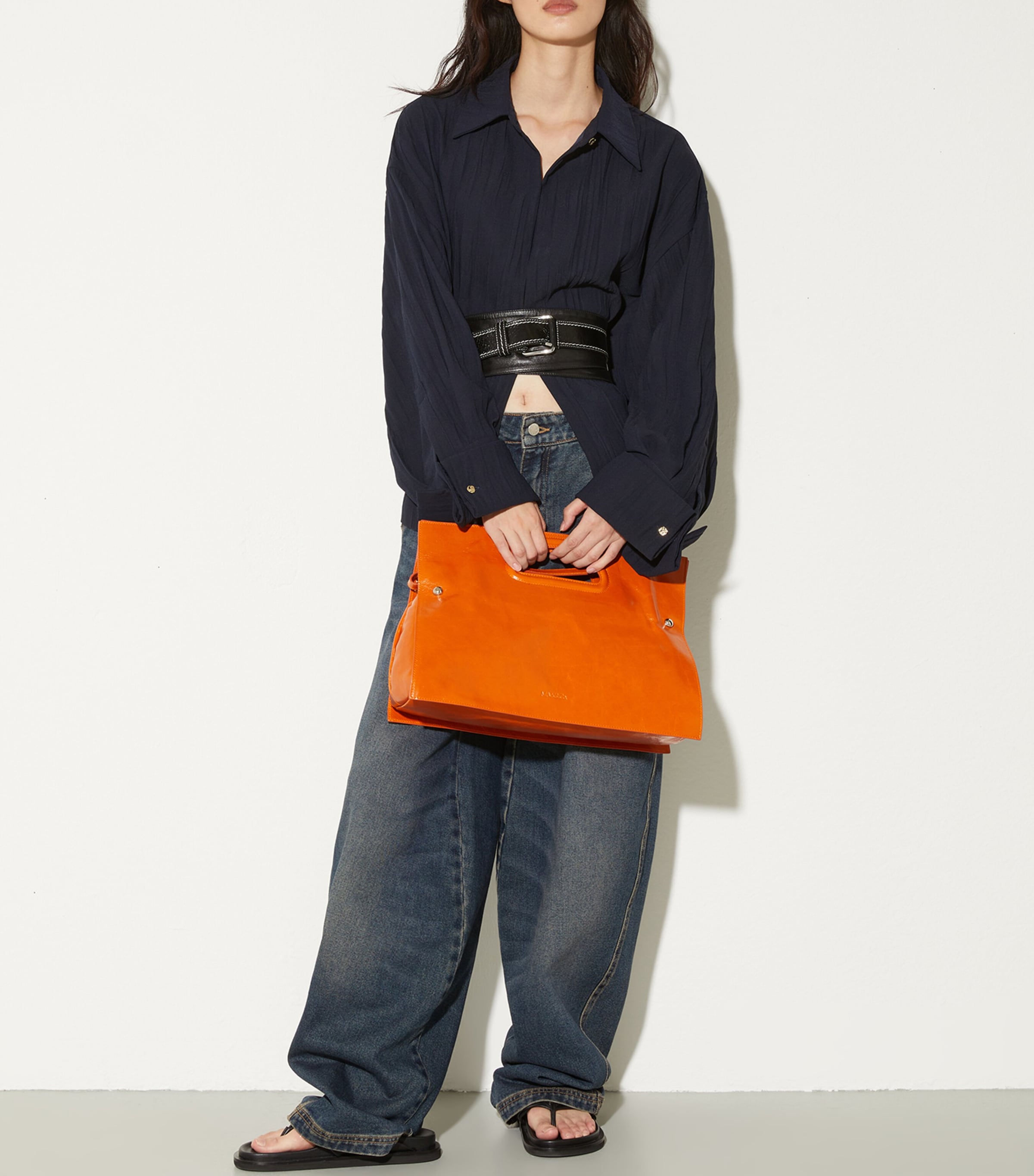 Pleated Shacket MIDNIGHTBLUE Image 4