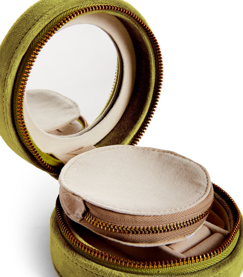 Velvet Psychedeliah Jewellery Box PISTACHIO Image 4