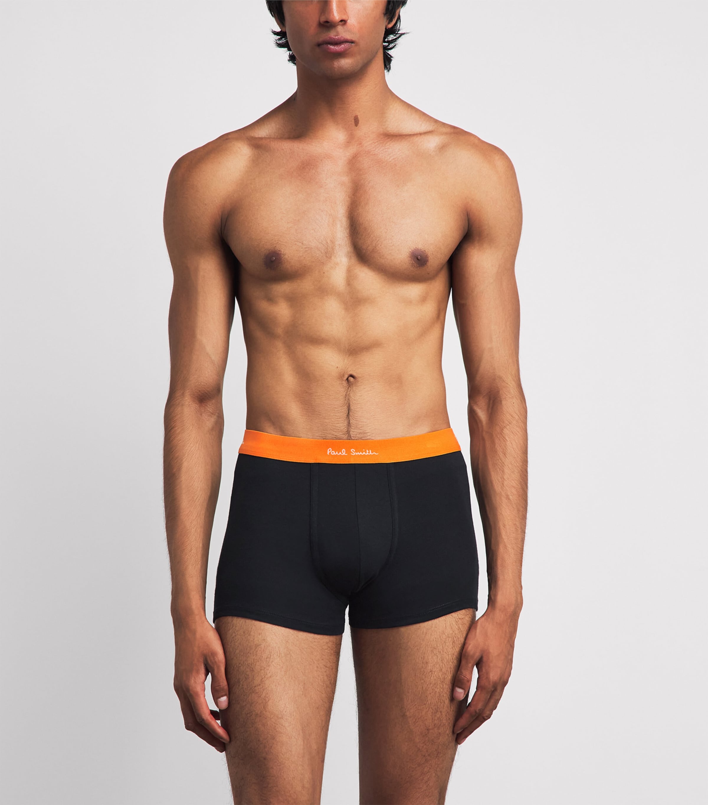 Paul Smith Mens Stretch-Organic Cotton Trunks (Pack of 3) Image 2