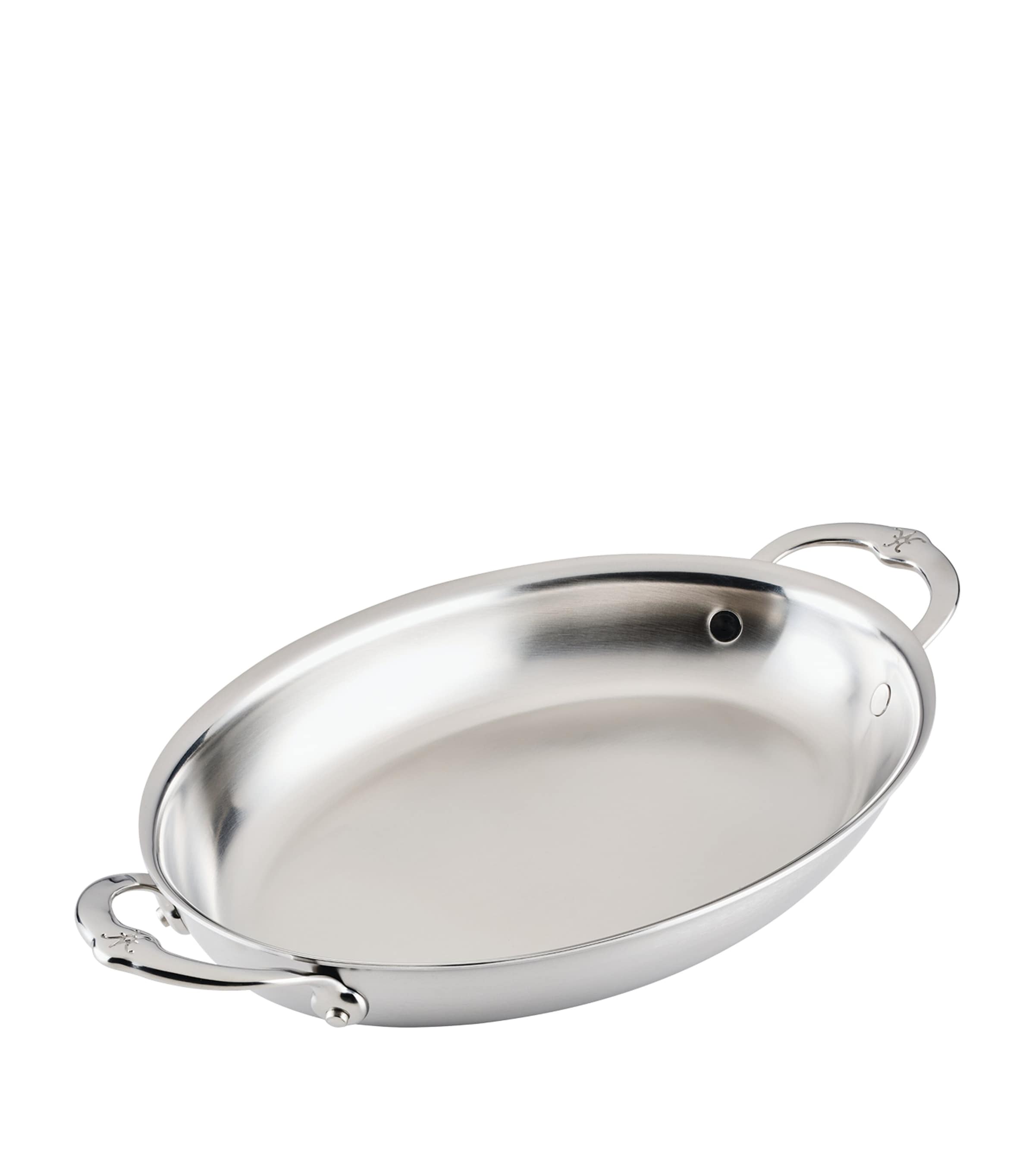 Hestan Stainless Steel Oval Au Gratin Dish In Metallic