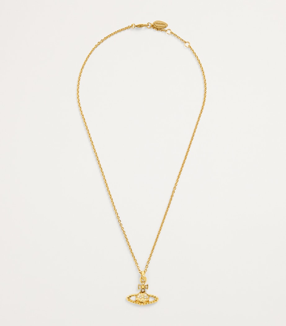 Mayfair Bas Relief Pendant Necklace AW24-GOLD AB Image 3