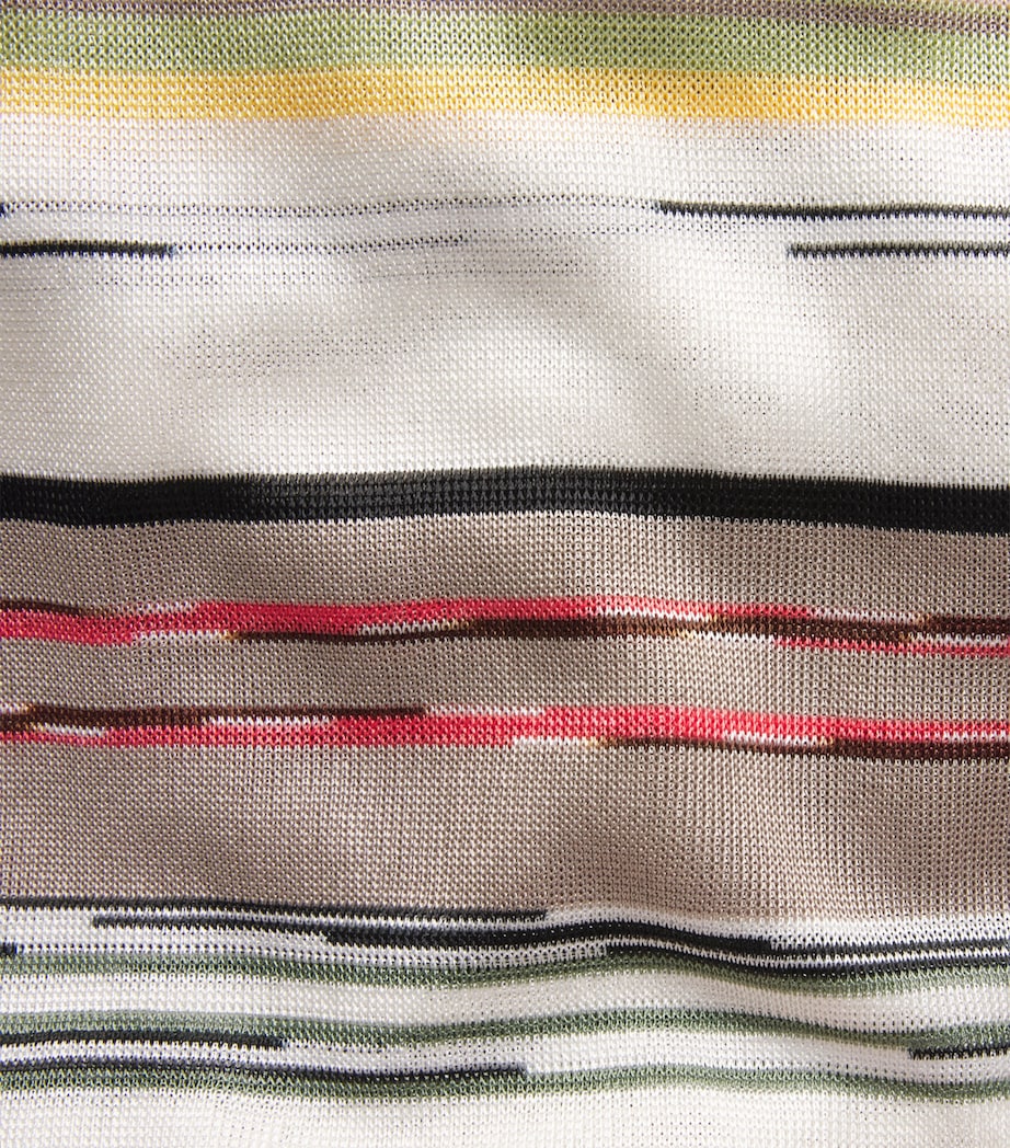 Knitted Stripe Maxi Dress SMSMN GREEN/ BROWN Image 5