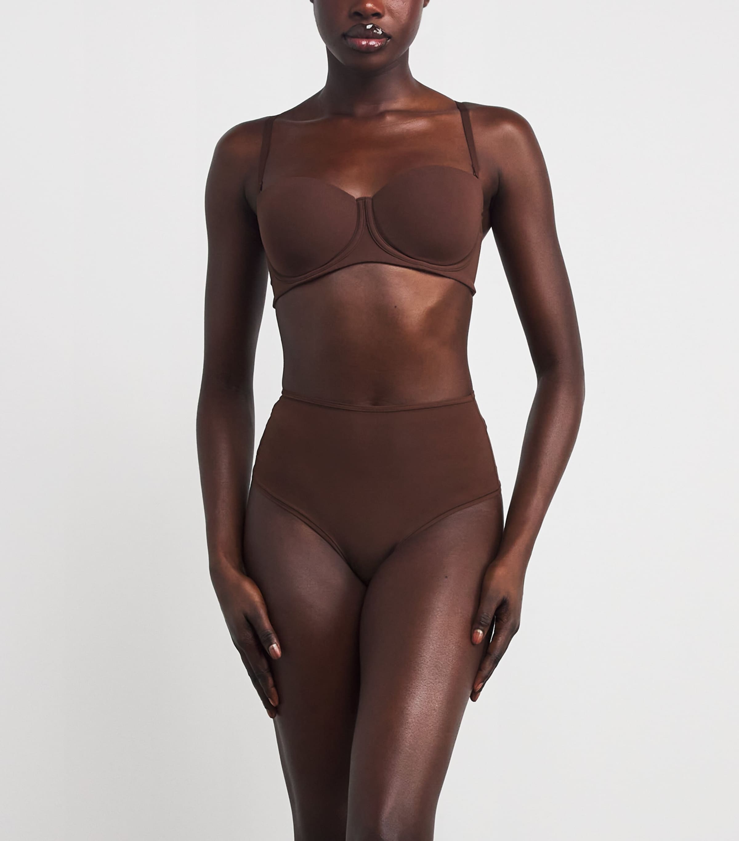 Fits Everybody Strapless Bra COCOA Image 2